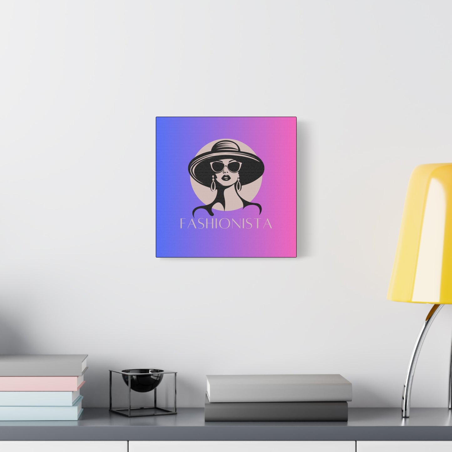 Fashionista Matte Canvas Wall Art, chic home decor, stylish gift for fashion lovers, wall decor, modern art piece, unique artwork
