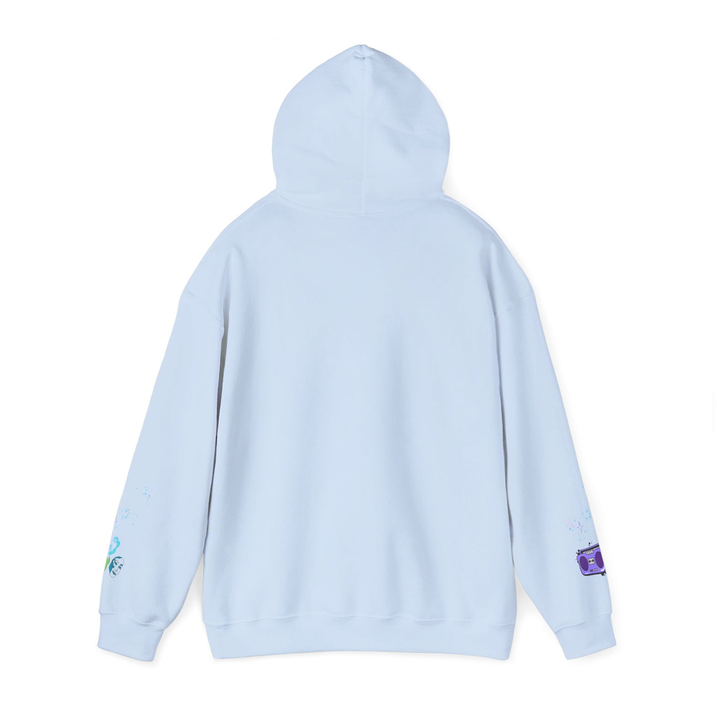 Colorful Dance Hoodie for Creative Spirits, Cozy Unisex Hooded Sweatshirt, Perfect for Parties, Dance Classes, Gifts