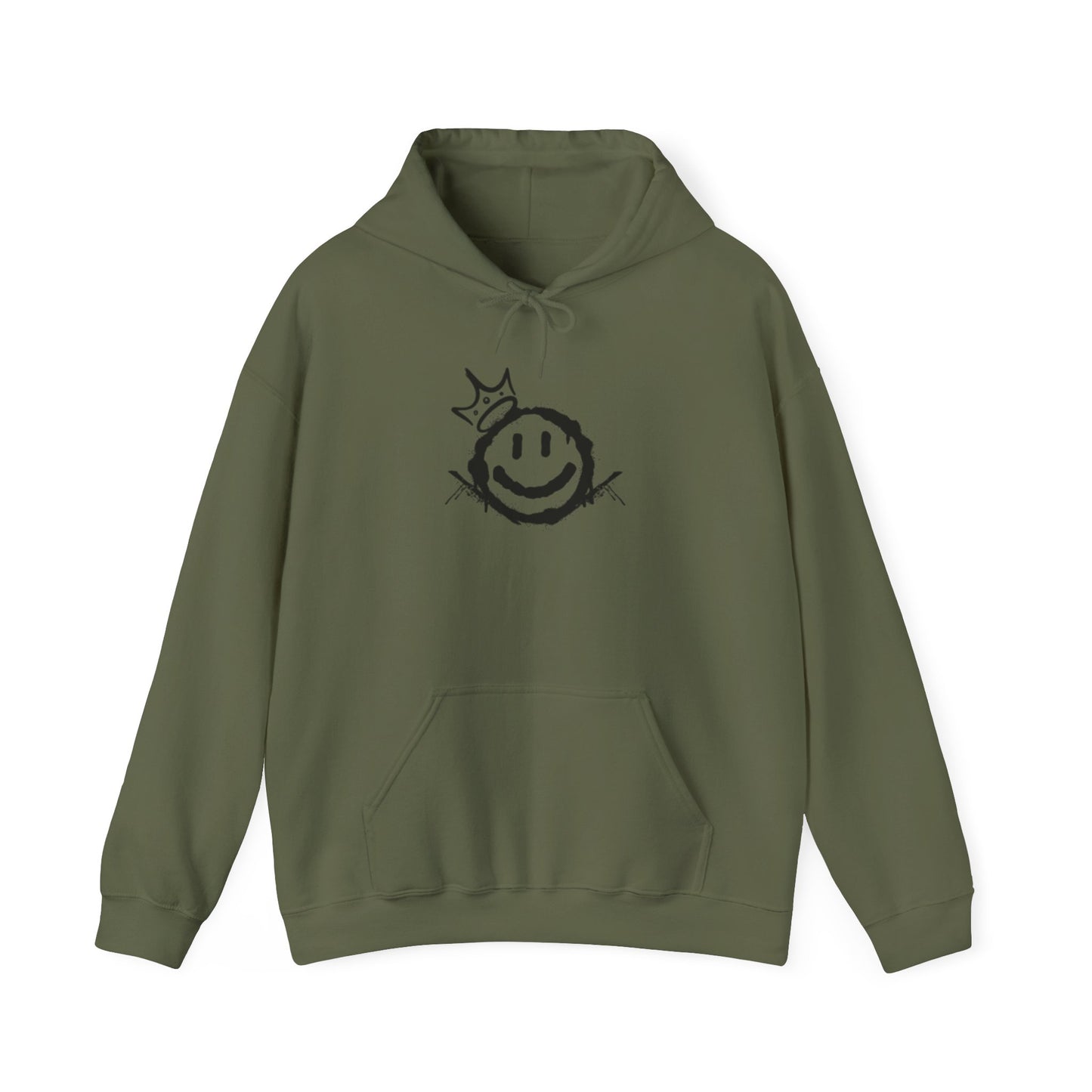 Smiling Crown Hoodie - Unisex Heavy Blend™ Hooded Sweatshirt