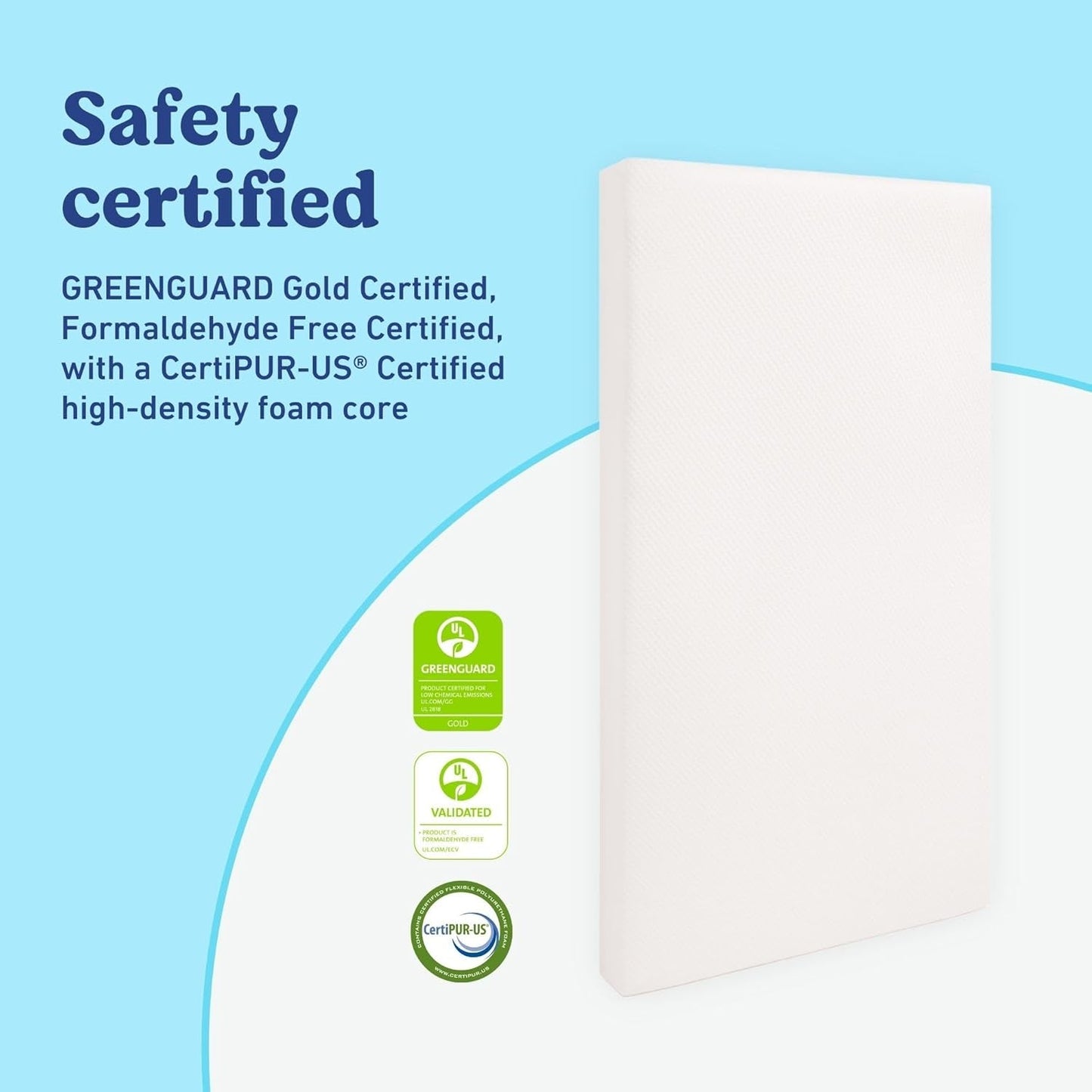 Crib Mattress Waterproof Washable For Standard Crib And Toddler Beds-4