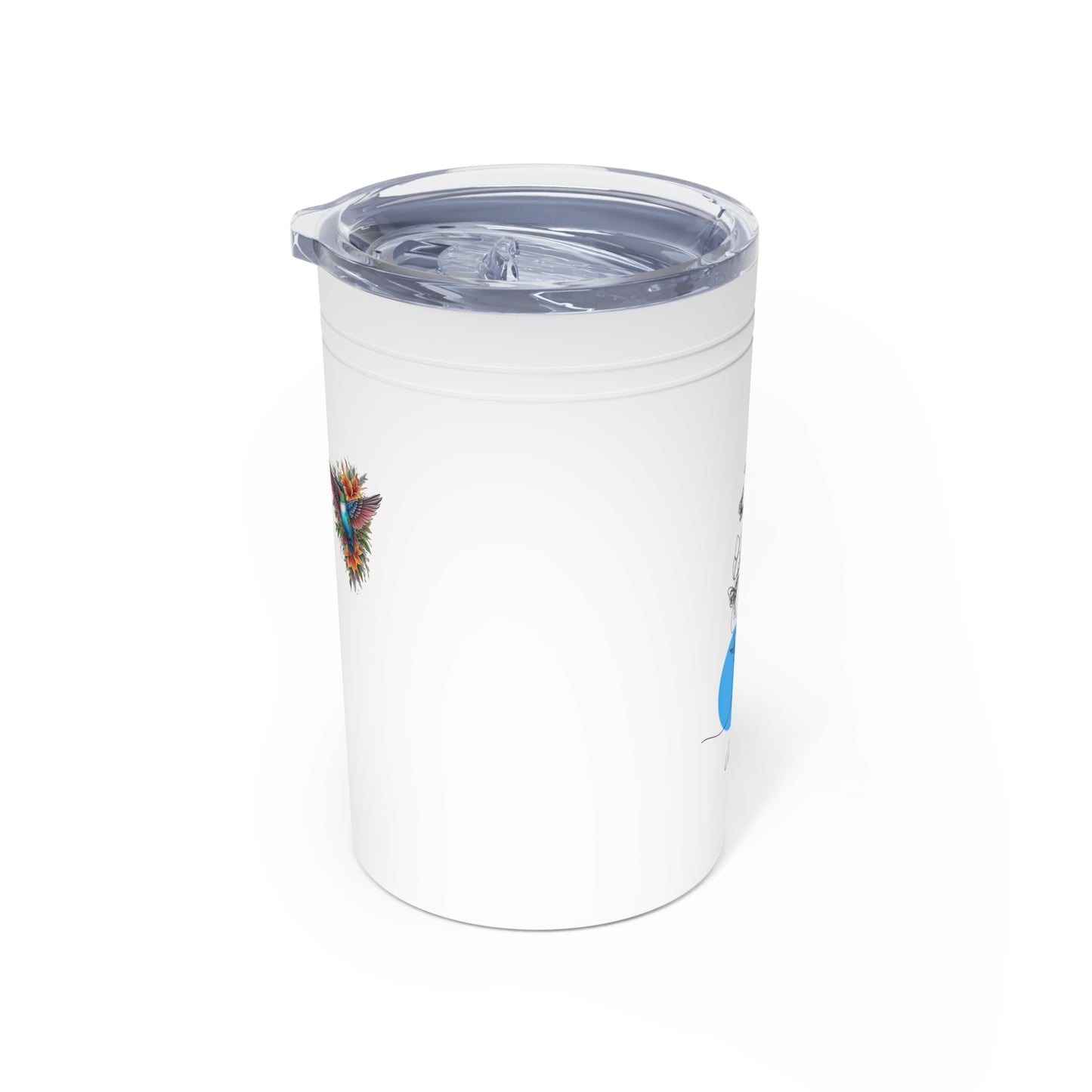 Butterfly & Hummingbird Vacuum Tumbler | Stylish Reusable Coffee Cup for Nature Lovers, Eco-Friendly Gift, Travel Mug, Personalized