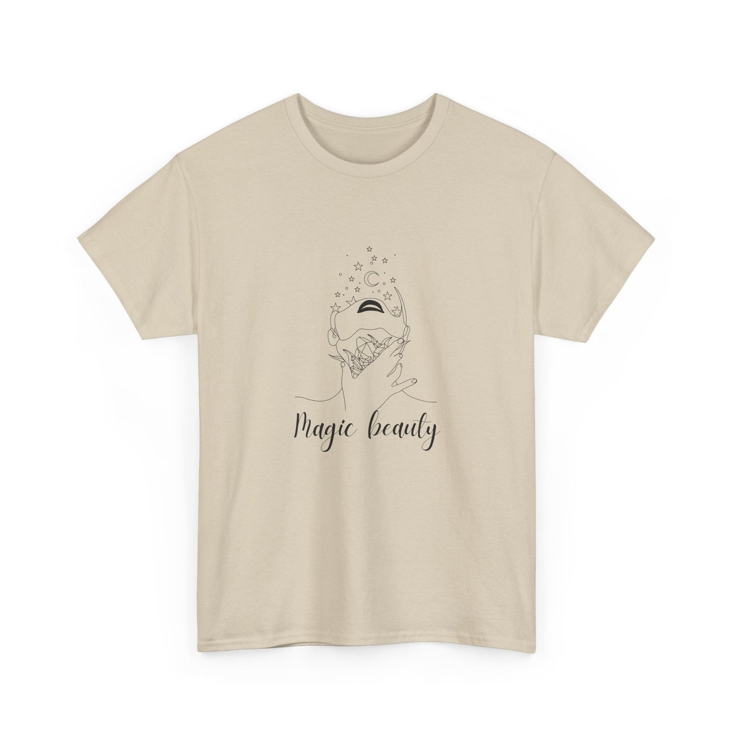 100% Heavy Cotton Tee - Magical Beauty Graphic Tee, Casual Everyday Wear, Gift for Her, Eco-Friendly Fashion, Summer Wardrobe Essential