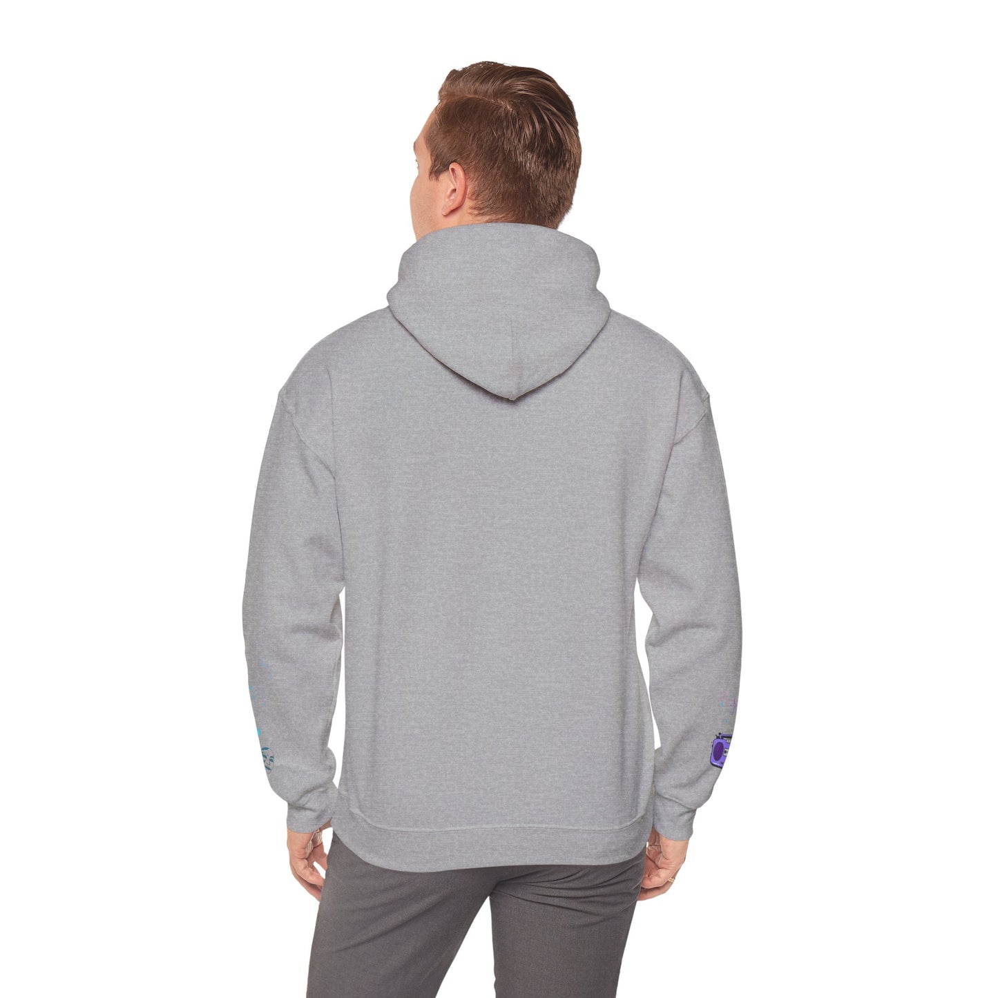 Colorful Dance Hoodie for Creative Spirits, Cozy Unisex Hooded Sweatshirt, Perfect for Parties, Dance Classes, Gifts