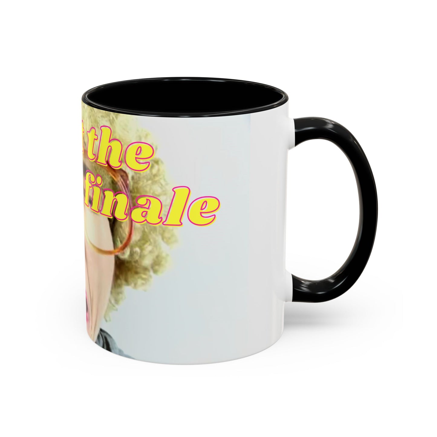 Humorous Accent Coffee Mug, "Me at the season finale", Funny Gift for TV Lovers, Comedy Merchandise, Unique Birthday Present, Fun Housewarming Mug