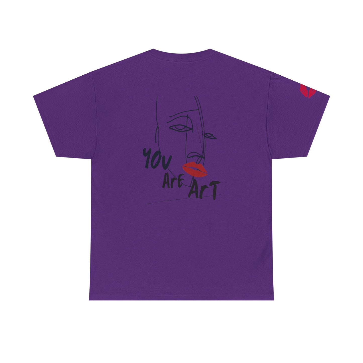 YOU ARE ART - SINGLE, TAKEN... Artistic Unisex Cotton Tee with Heartfelt Prints, Casual Wear, Gift for Artists, Streetwear, Inspirational Fashion