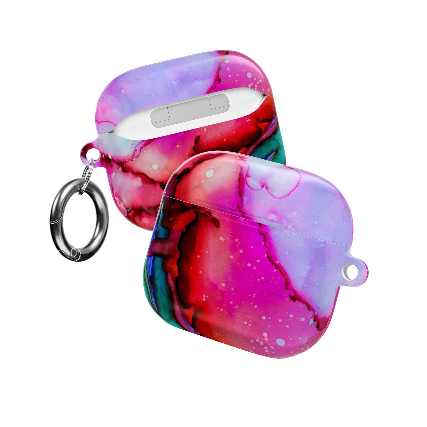 Colorful Marble AirPod Case, Trendy Tech Accessory, Gift for Music Lovers, Unique Earbud Cover for Her, Stylish AirPods Holder