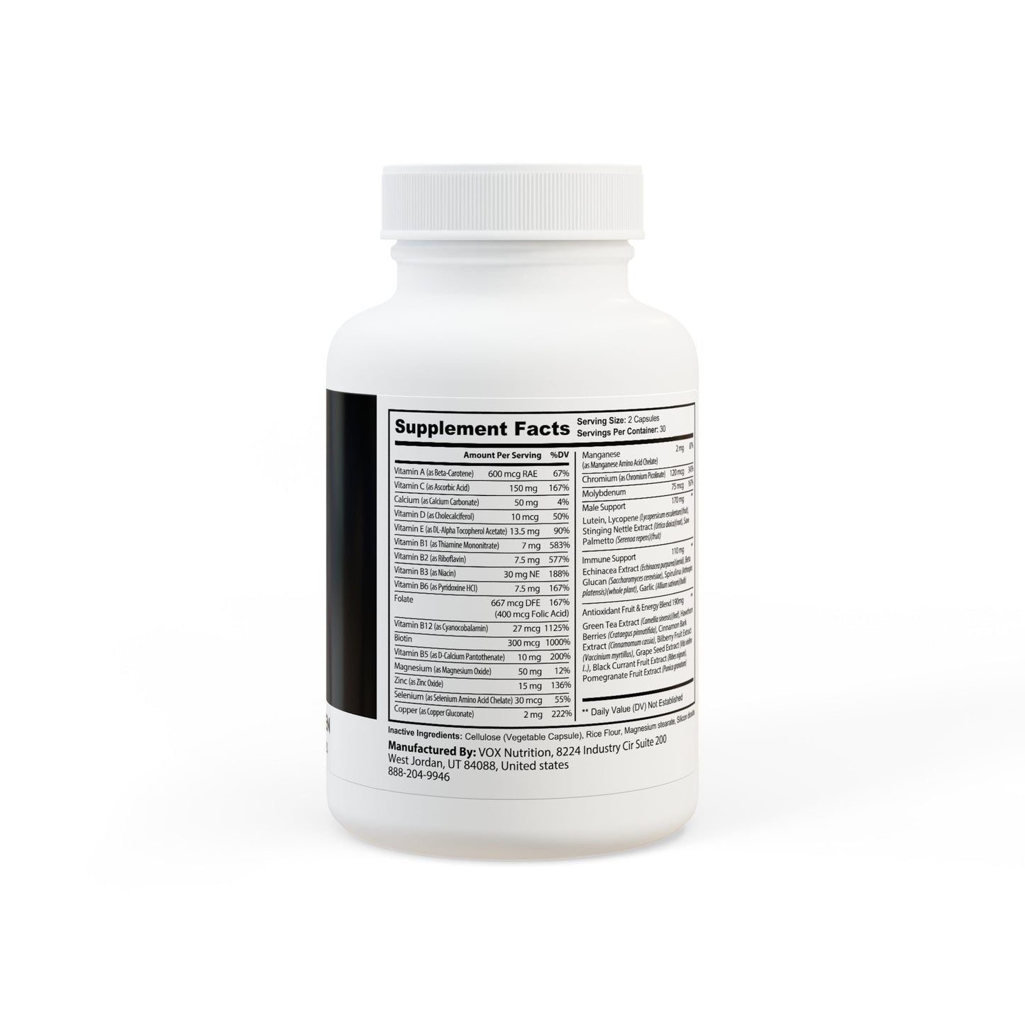 THE ULTIMATE Multivitamin Supplement (60 Capsules)