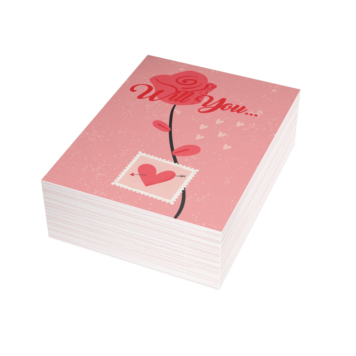 Romantic Greeting Cards, Valentine's Day Cards, Love Note Cards, Anniversary Cards, Elegant Card Set
