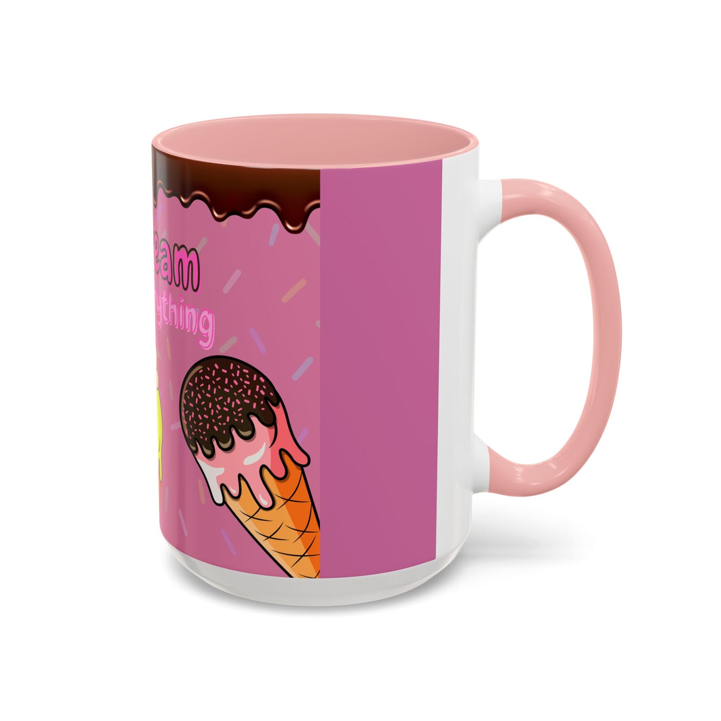 Ice Cream Solves Everything Coffee Mug - Fun Beverage Cup for Ice Cream Lovers, Gift for Holidays, Birthday, Summer
