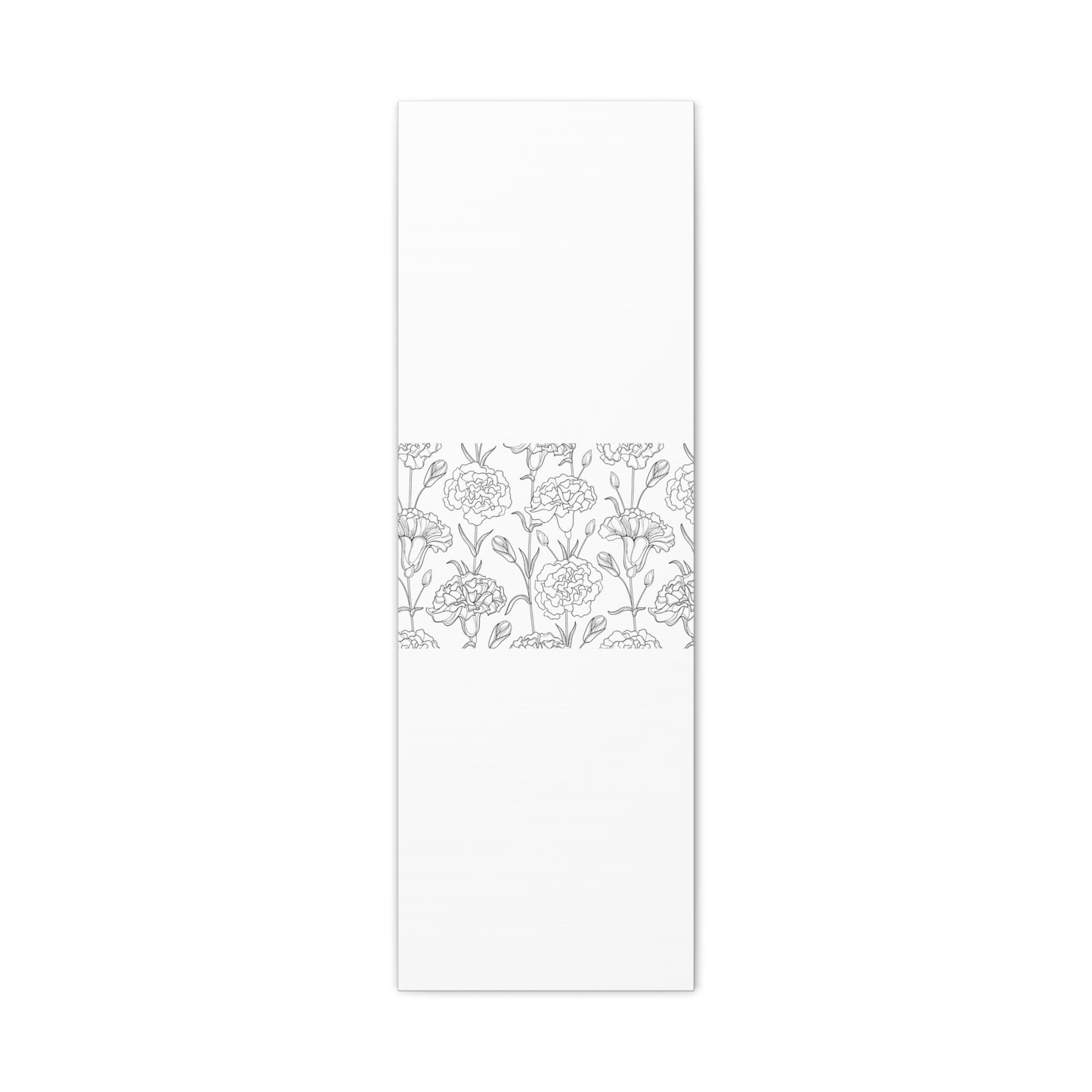 Floral Canvas Art, Stretched Wall Decor, Home Gift, Botanical Print, Modern Design, Matte Finish