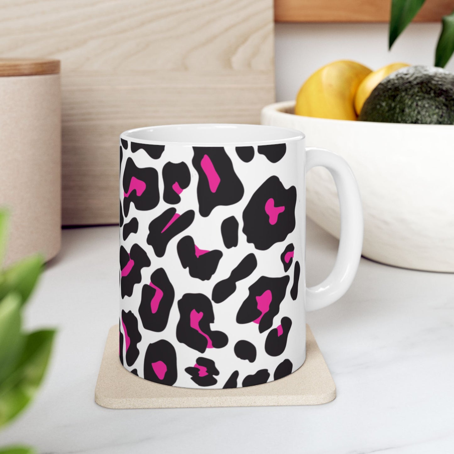 Stylish Leopard Print Ceramic Mug | Perfect for Coffee Lovers, Gift for Her, Animal Print, Home Decor, Birthday Gift
