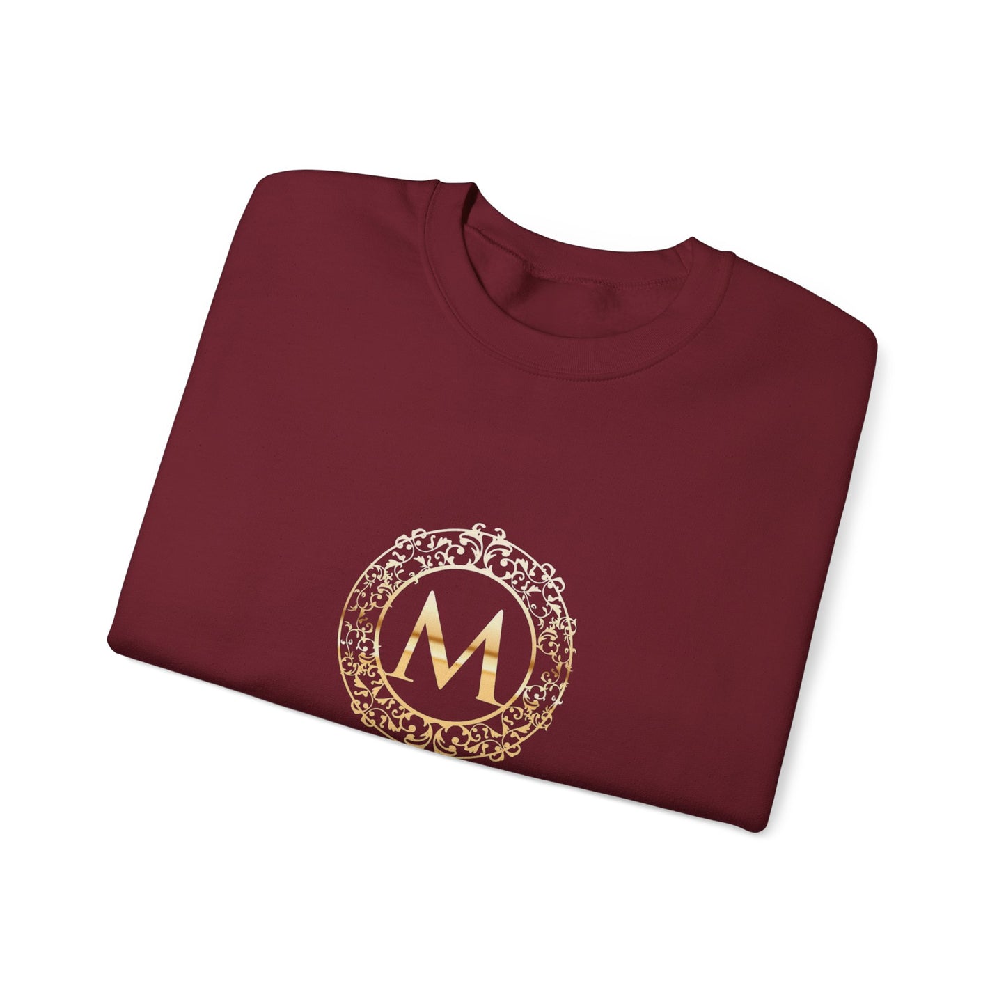 M LOGO - Mia Pruitt Monogrammed Heavy Blend Crewneck Sweatshirt