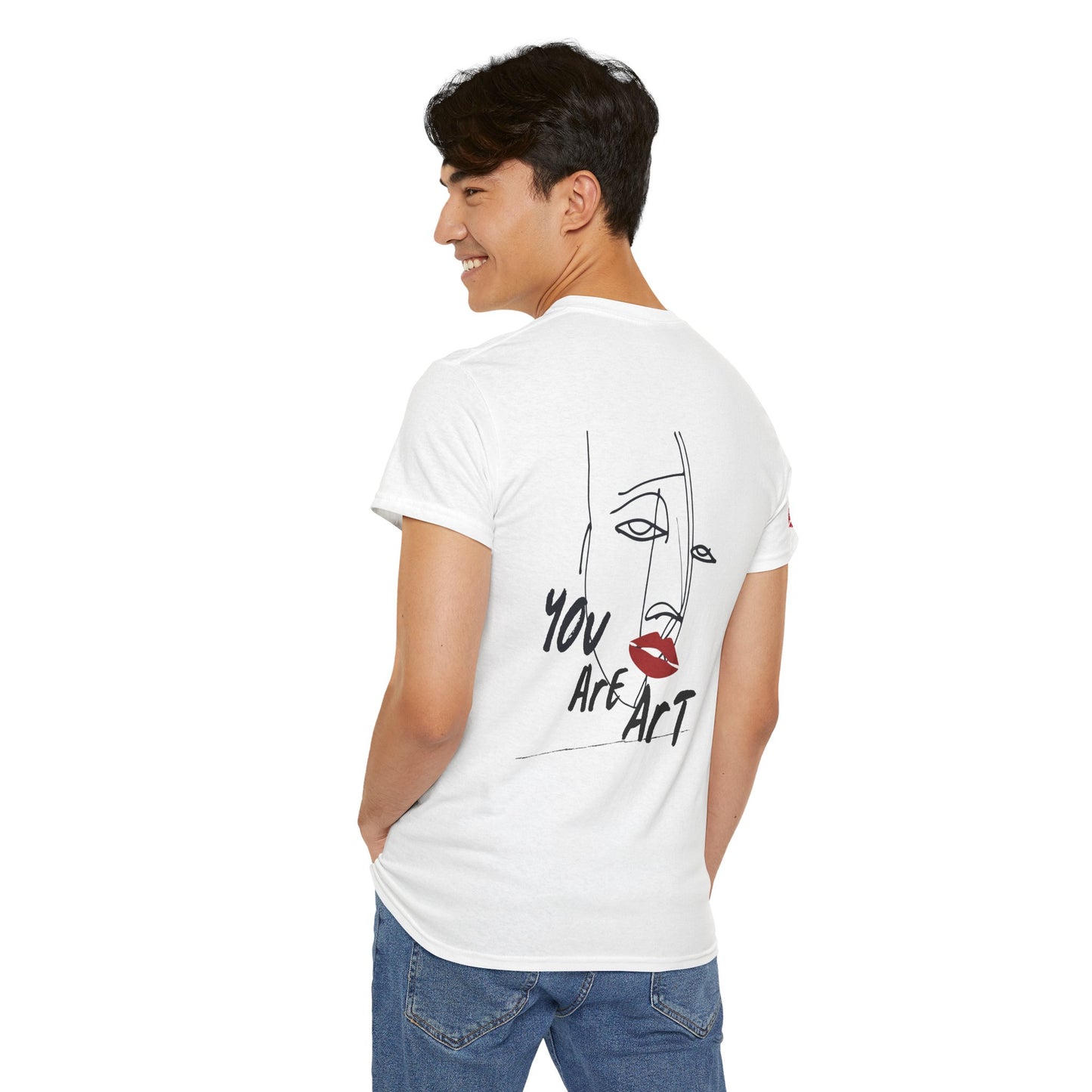 YOU ARE ART - SINGLE, TAKEN... Artistic Unisex Cotton Tee with Heartfelt Prints, Casual Wear, Gift for Artists, Streetwear, Inspirational Fashion