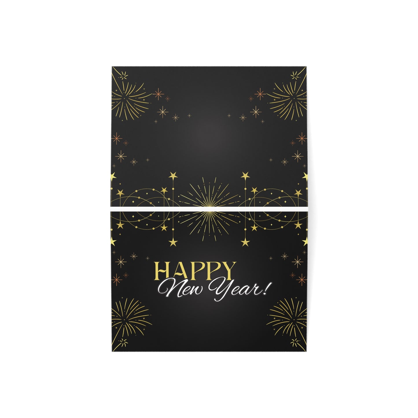 Stylish New Year Greeting Cards - Festive Holiday Stationery for Celebrations, Invitations, Gift Cards, and Special Occasions