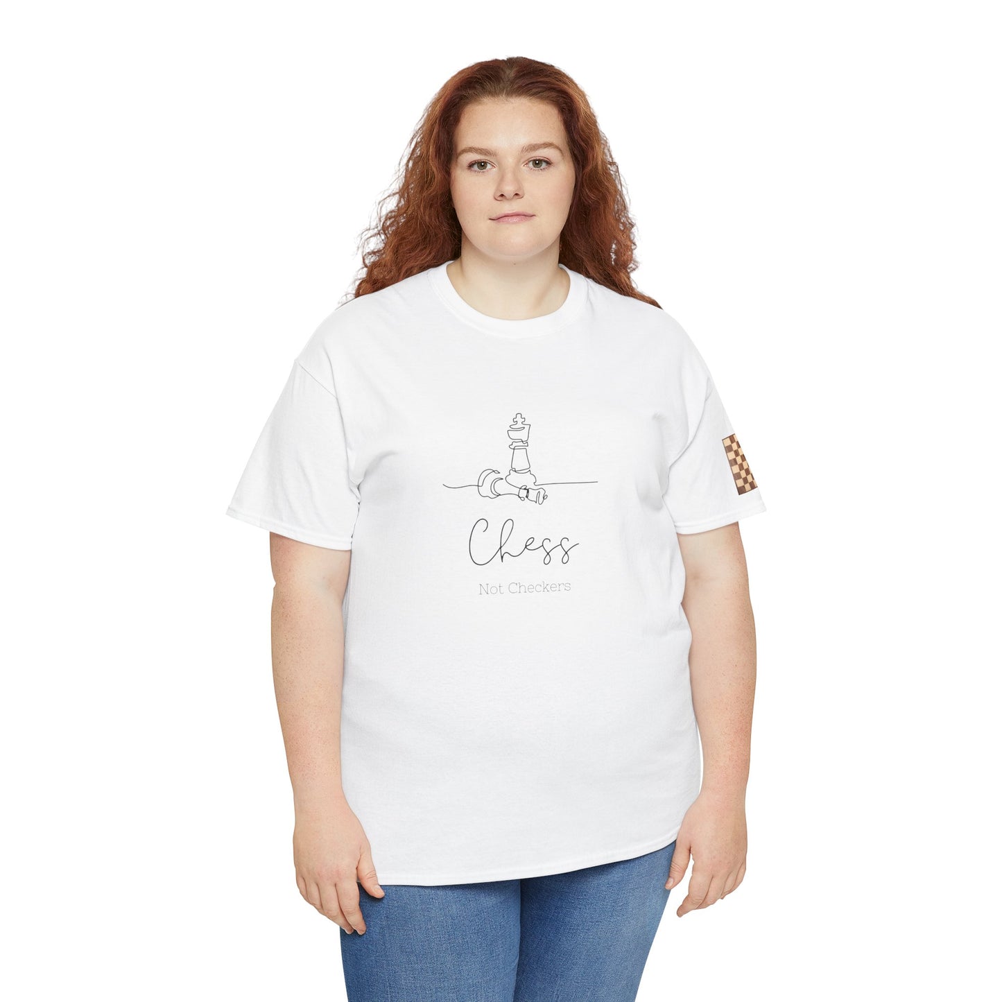 Chess Not Checkers Unisex Tee - Ethically Grown 100% Cotton - GILDAN