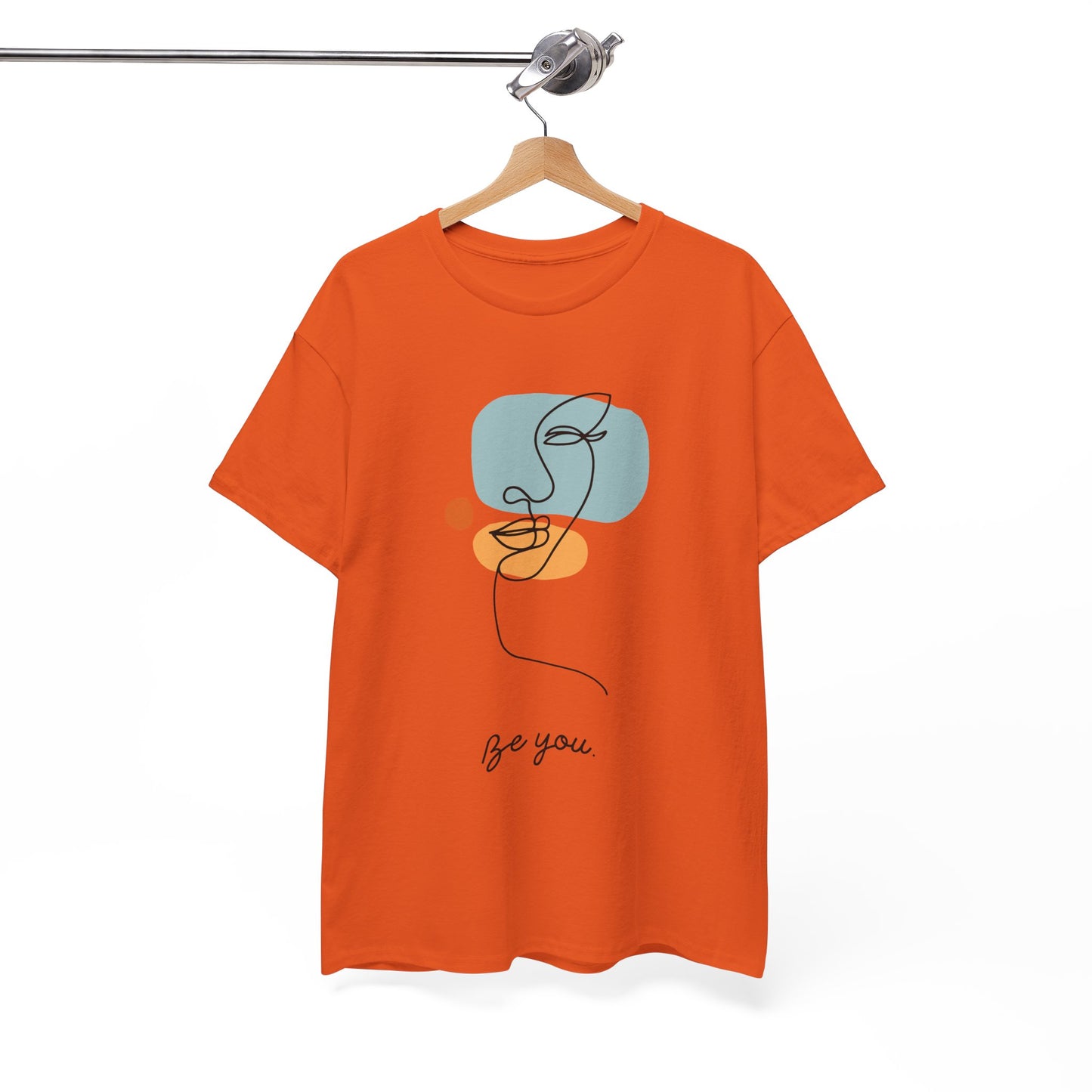 Minimalist Be You Tee, Unisex Cotton T-Shirt, Inspirational Graphic Tee, Gift for Friends, Casual Everyday Wear, Self-Love Apparel