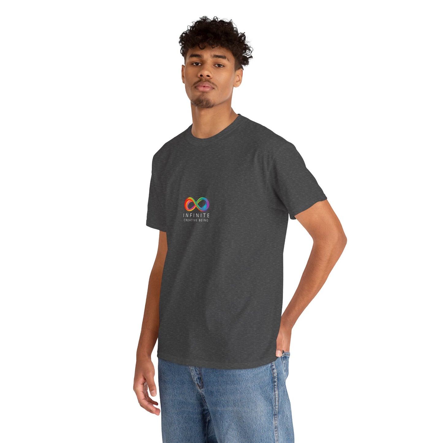 Colorful Infinite Creative Being Unisex Tee, Inclusive Fashion, Everyday Casual Wear, Gift for Friends