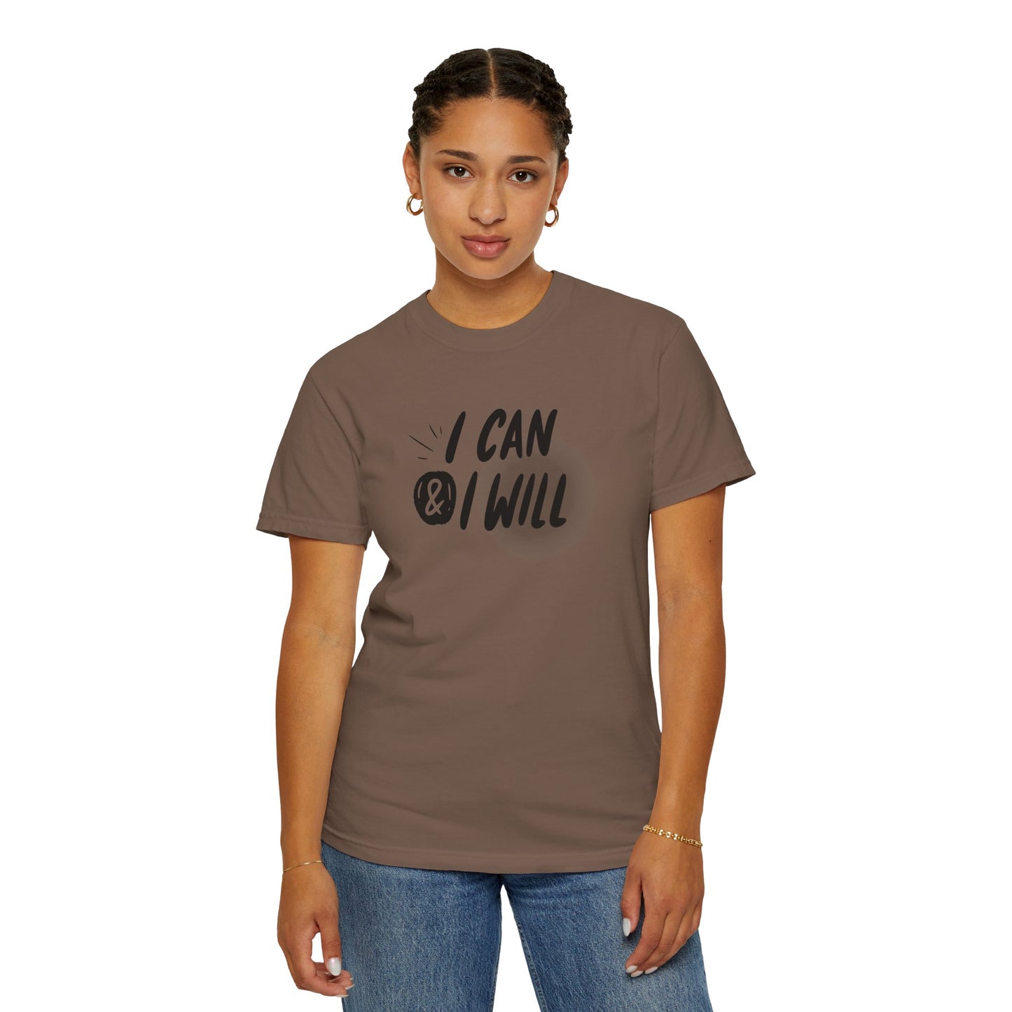 Motivational T-Shirt - Unisex Garment-Dyed Tee, Inspiring Quote, Gift for Friends, Workout Gear, Positive Affirmation Apparel