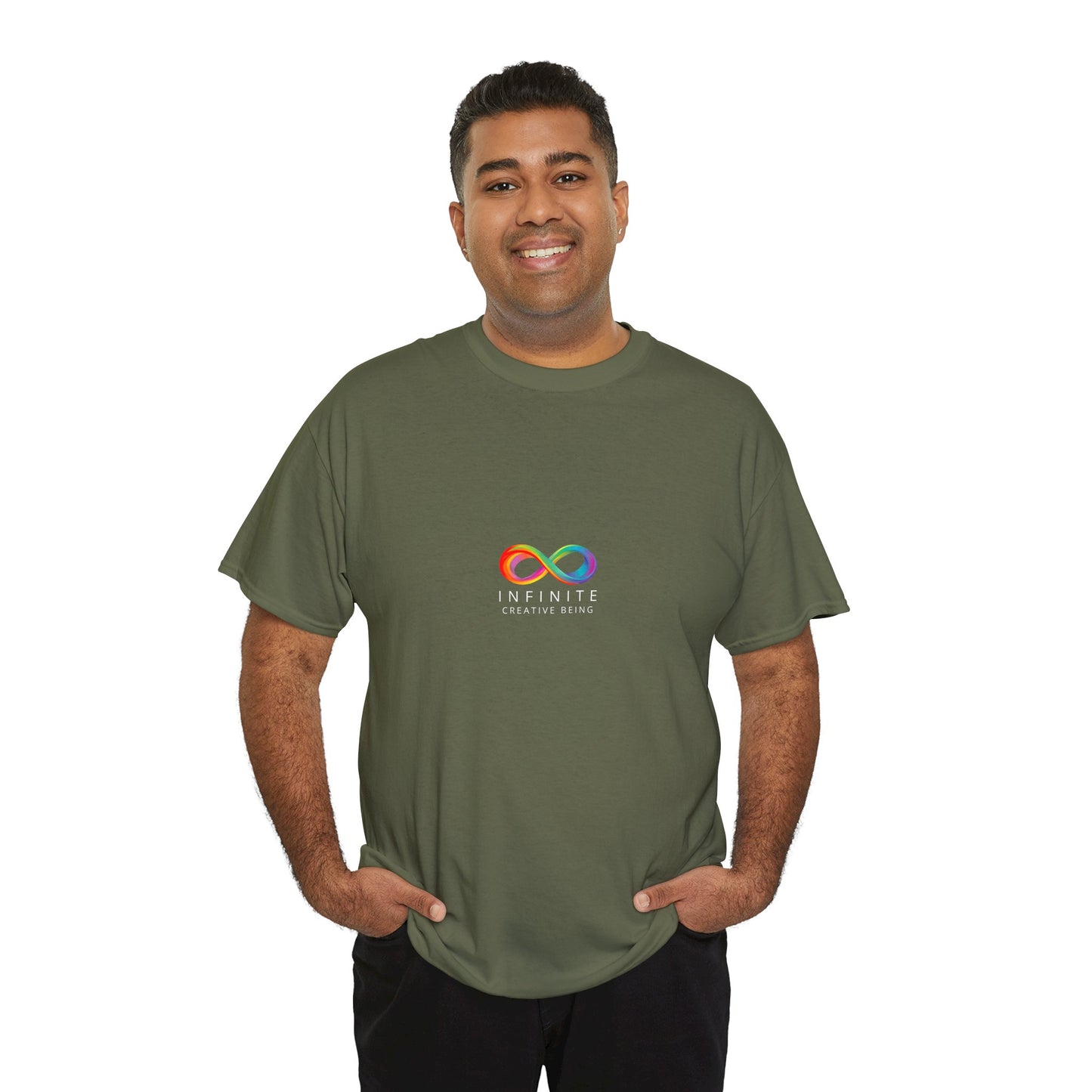 Colorful Infinite Creative Being Unisex Tee, Inclusive Fashion, Everyday Casual Wear, Gift for Friends
