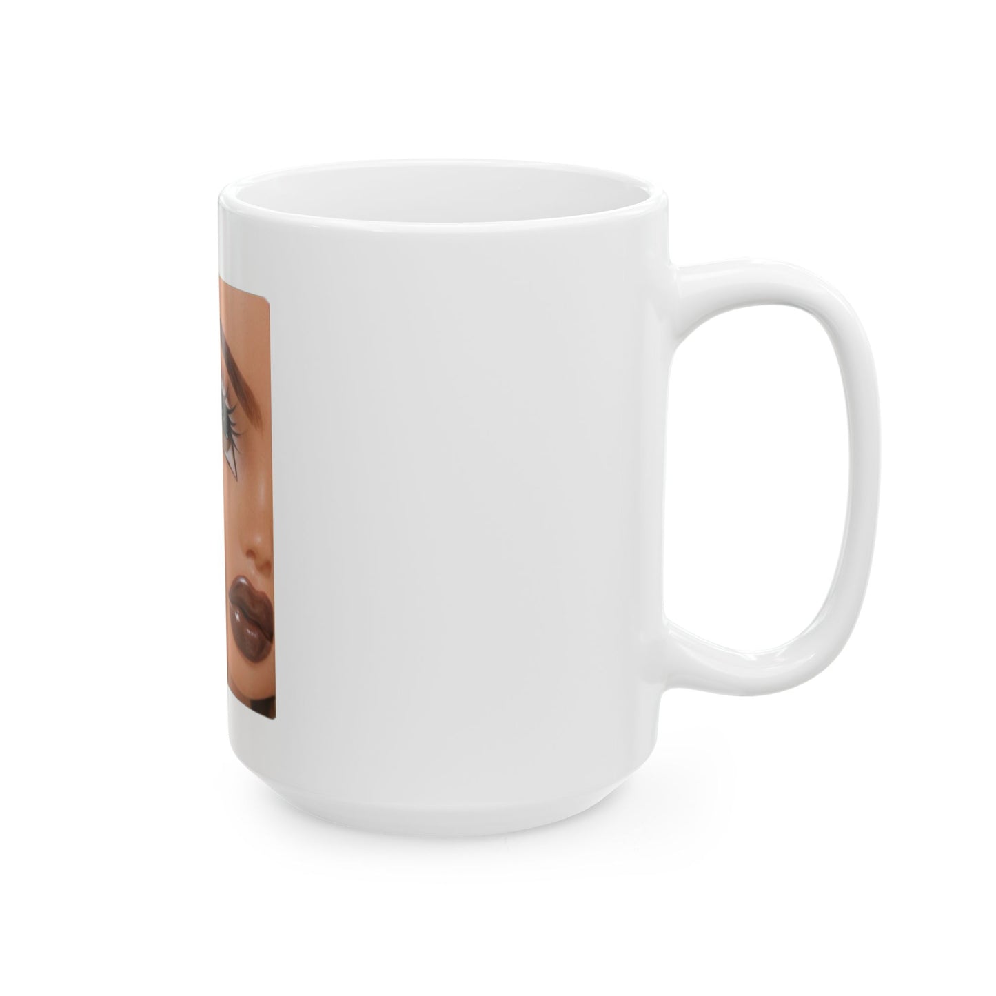 Stylish Ceramic Mug with Trendy Art Print, Coffee Mug for Home or Office, Cute Gift for Friends, Art Lover's Kitchen Decor