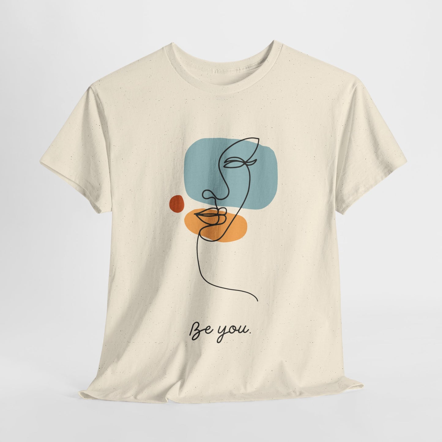 Minimalist Be You Tee, Unisex Cotton T-Shirt, Inspirational Graphic Tee, Gift for Friends, Casual Everyday Wear, Self-Love Apparel
