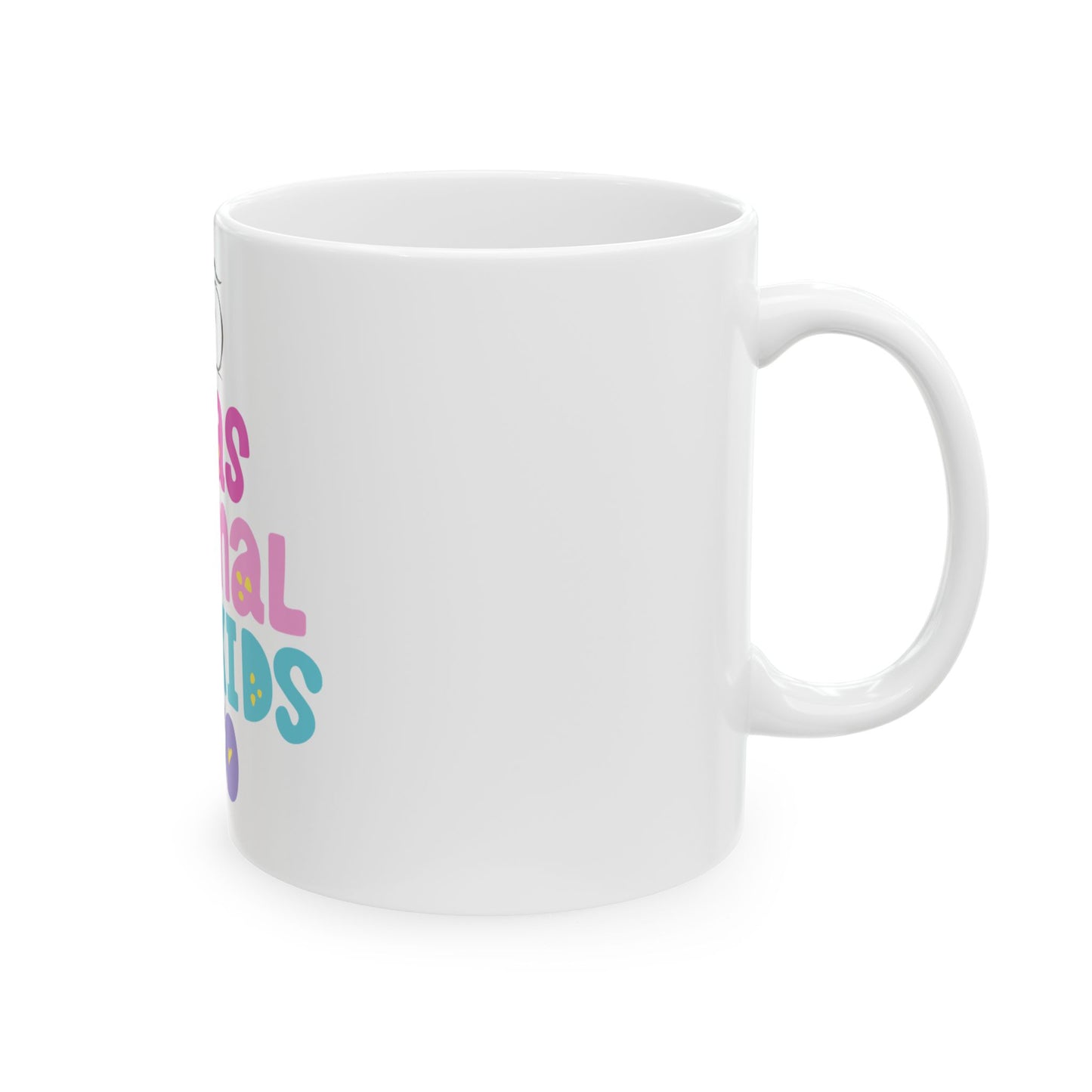 Funny Parenting Mug, Gift for Moms, Dad Coffee Cup, Cute Family Mug, Humor for Parents, I Was Normal Two Kids Ago