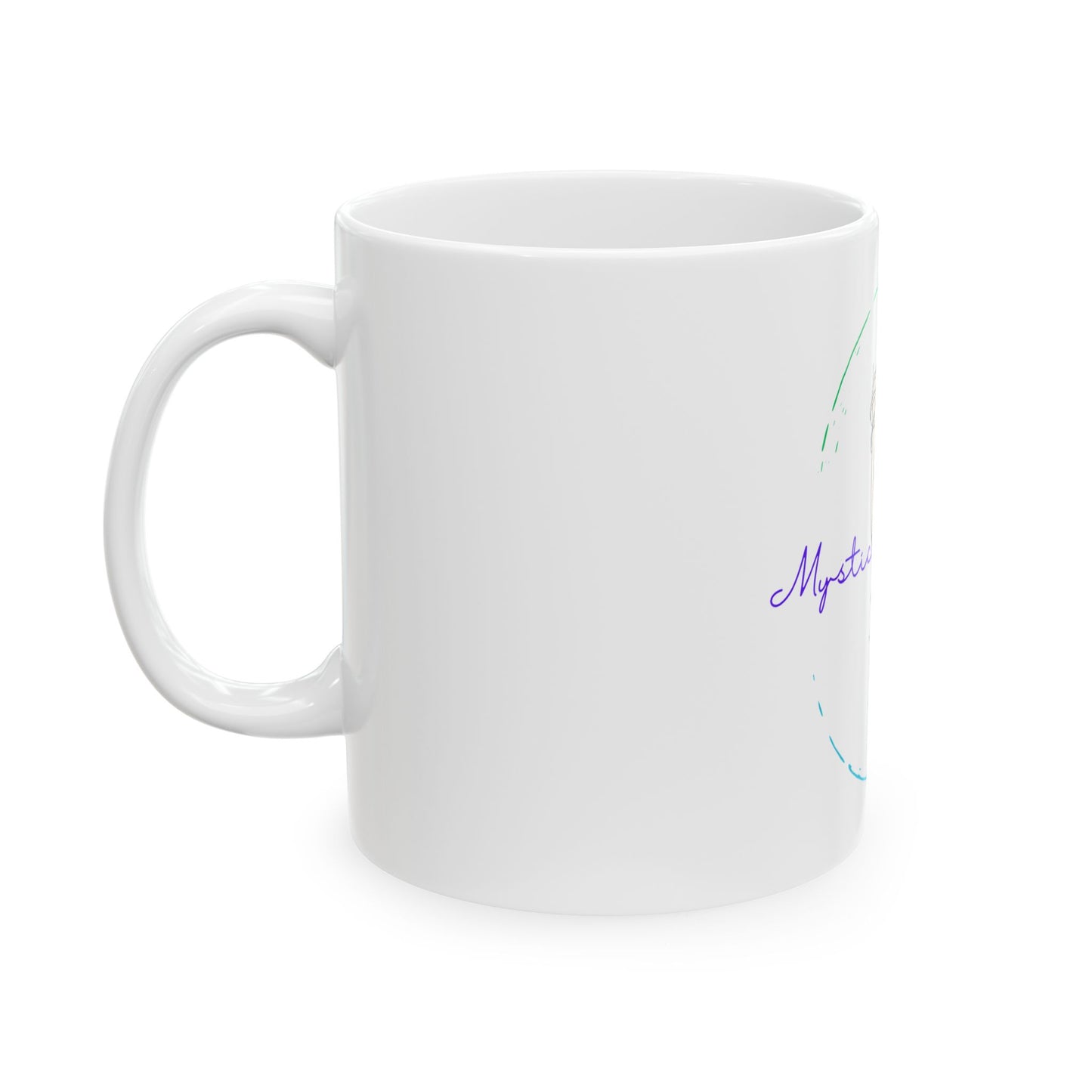 Mystic Dreams Ceramic Mug - Enchanting 11oz/15oz Coffee Cup, Spiritual Gift, Home Decor, Unique Birthday Present, Astrology Lover's Mug