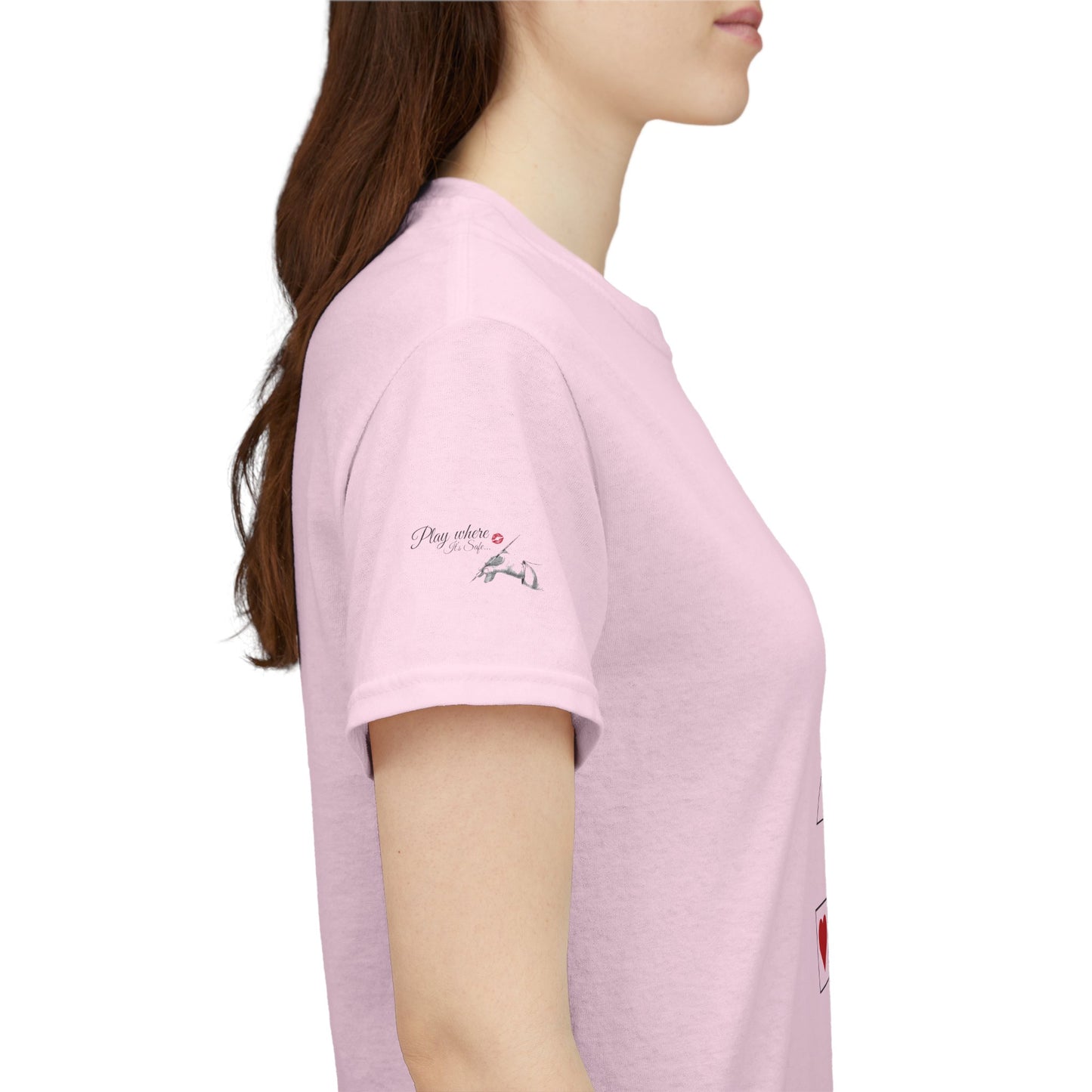 Single Taken Avoiding the Pen Play Where It's Safe T-Shirt Unisex Heavy 100% Cotton Tee