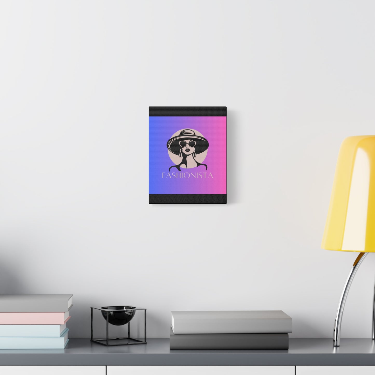 Fashionista Matte Canvas Wall Art, chic home decor, stylish gift for fashion lovers, wall decor, modern art piece, unique artwork