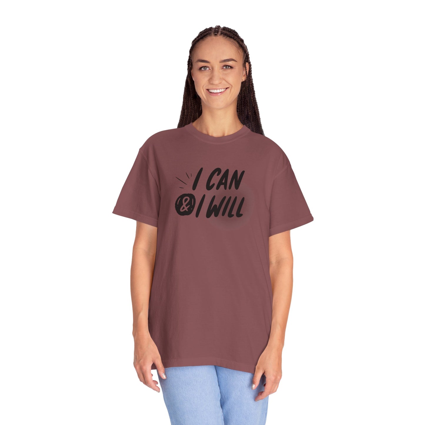 Motivational T-Shirt - Unisex Garment-Dyed Tee, Inspiring Quote, Gift for Friends, Workout Gear, Positive Affirmation Apparel