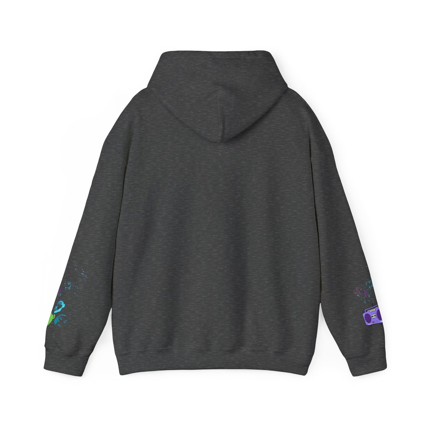 Colorful Dance Hoodie for Creative Spirits, Cozy Unisex Hooded Sweatshirt, Perfect for Parties, Dance Classes, Gifts