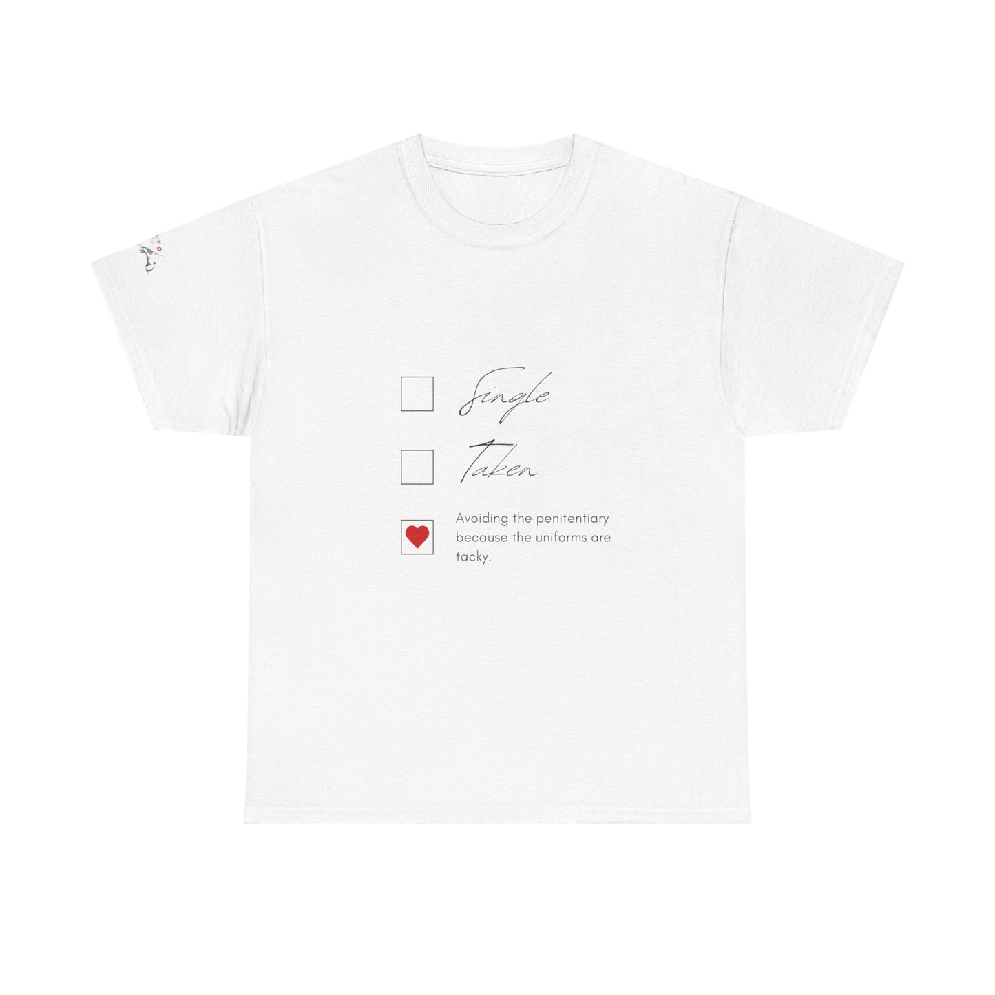 Single Taken Avoiding the Pen Play Where It's Safe T-Shirt Unisex Heavy 100% Cotton Tee