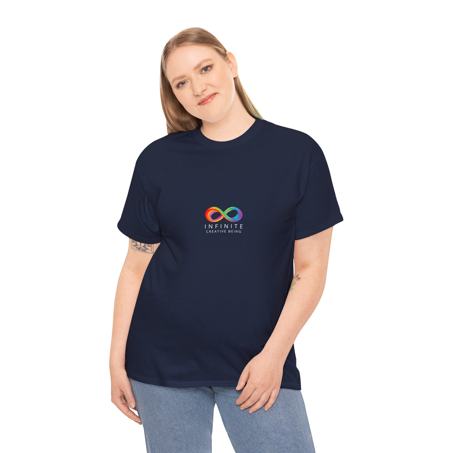 Colorful Infinite Creative Being Unisex Tee, Inclusive Fashion, Everyday Casual Wear, Gift for Friends