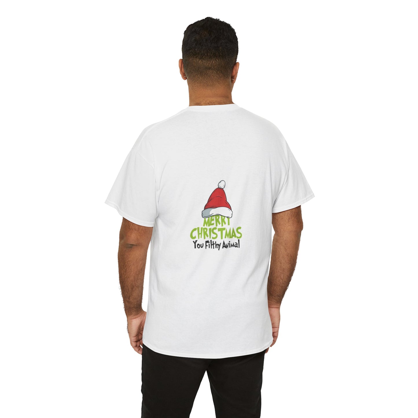 Funny Christmas Tee, Unisex Holiday Shirt, Naughty Nice Christmas Gift, Merry Christmas T-Shirt, Santa Gift