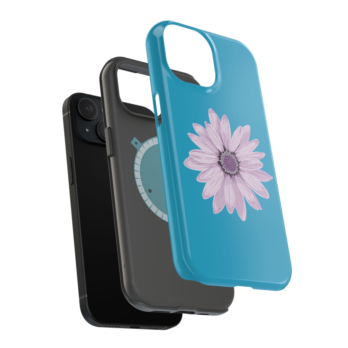 Magnetic Phone Cases with Floral Design, Impact-Resistant Accessories, Stylish Tech Protection, Gifts for Her, Unique Cell Phone Cases