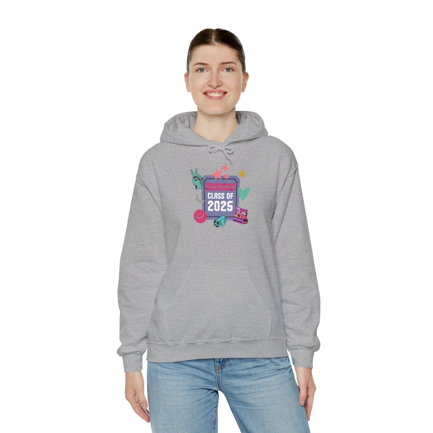 Class of 2025 Graduation Hoodie, Unisex Heavy Blend Hooded Sweatshirt, High School Graduation Gift, Casual Cool Style, College Hoodie