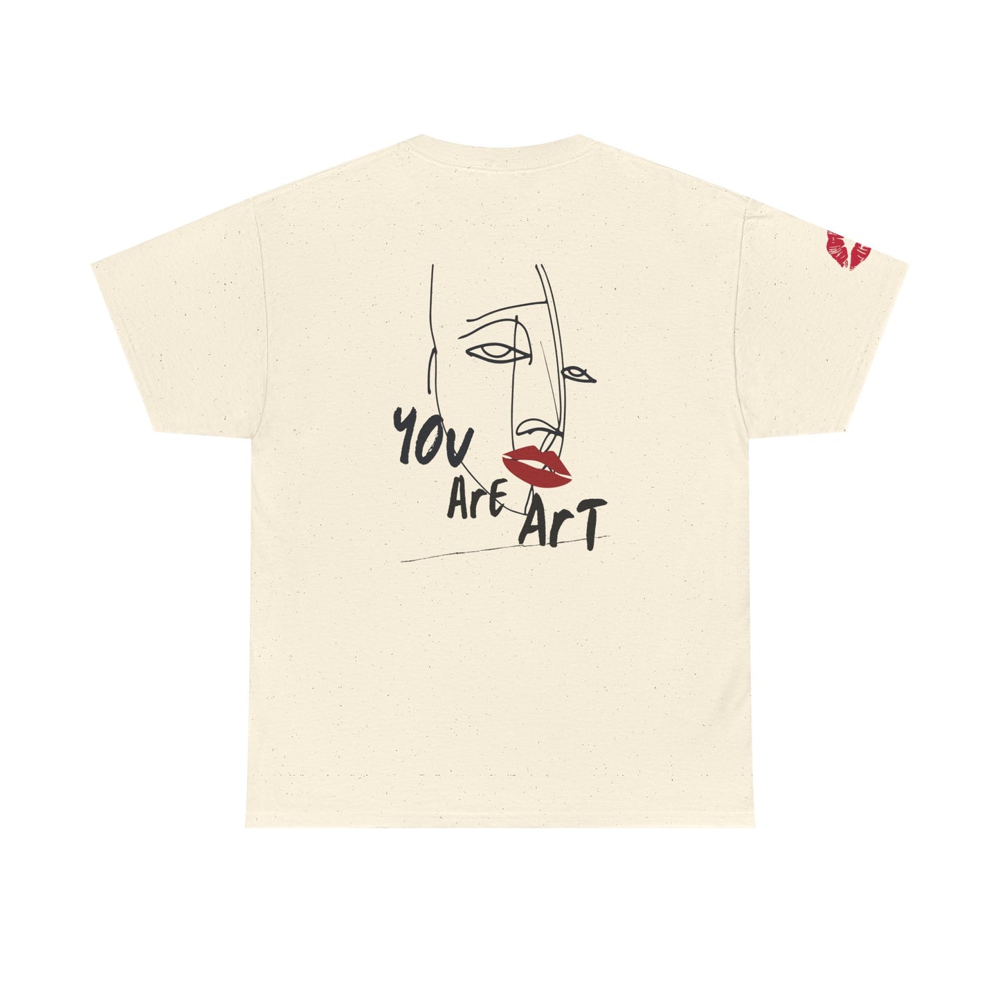 YOU ARE ART - SINGLE, TAKEN... Artistic Unisex Cotton Tee with Heartfelt Prints, Casual Wear, Gift for Artists, Streetwear, Inspirational Fashion