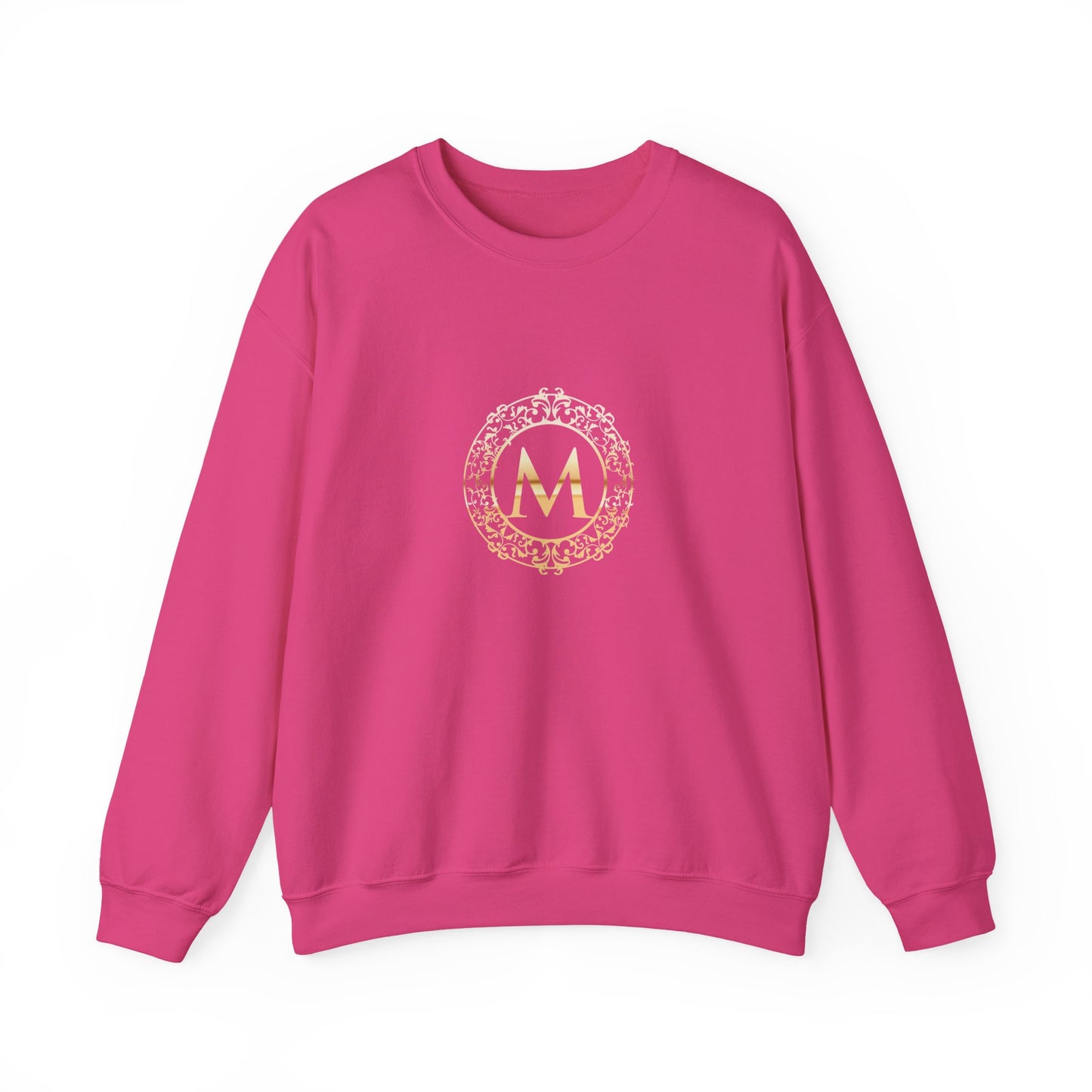 M LOGO - Mia Pruitt Monogrammed Heavy Blend Crewneck Sweatshirt