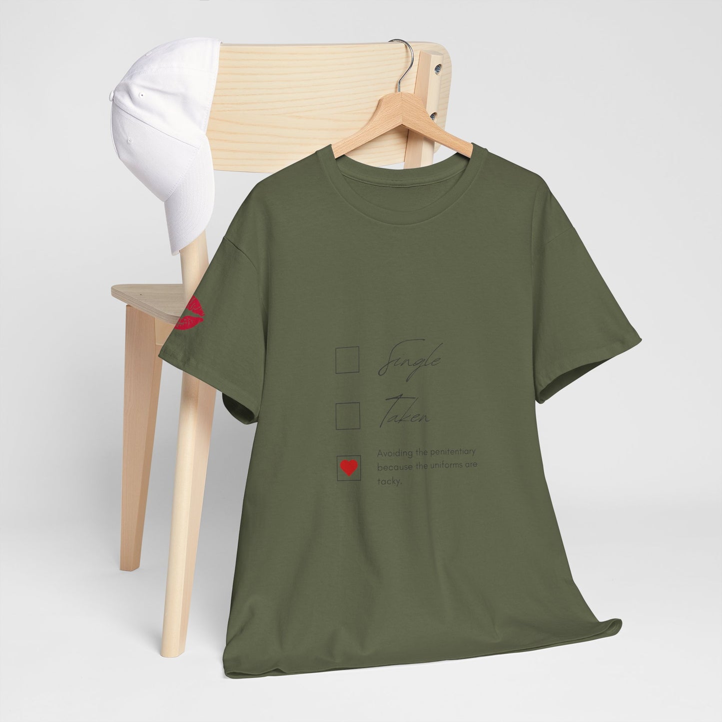 YOU ARE ART - SINGLE, TAKEN... Artistic Unisex Cotton Tee with Heartfelt Prints, Casual Wear, Gift for Artists, Streetwear, Inspirational Fashion