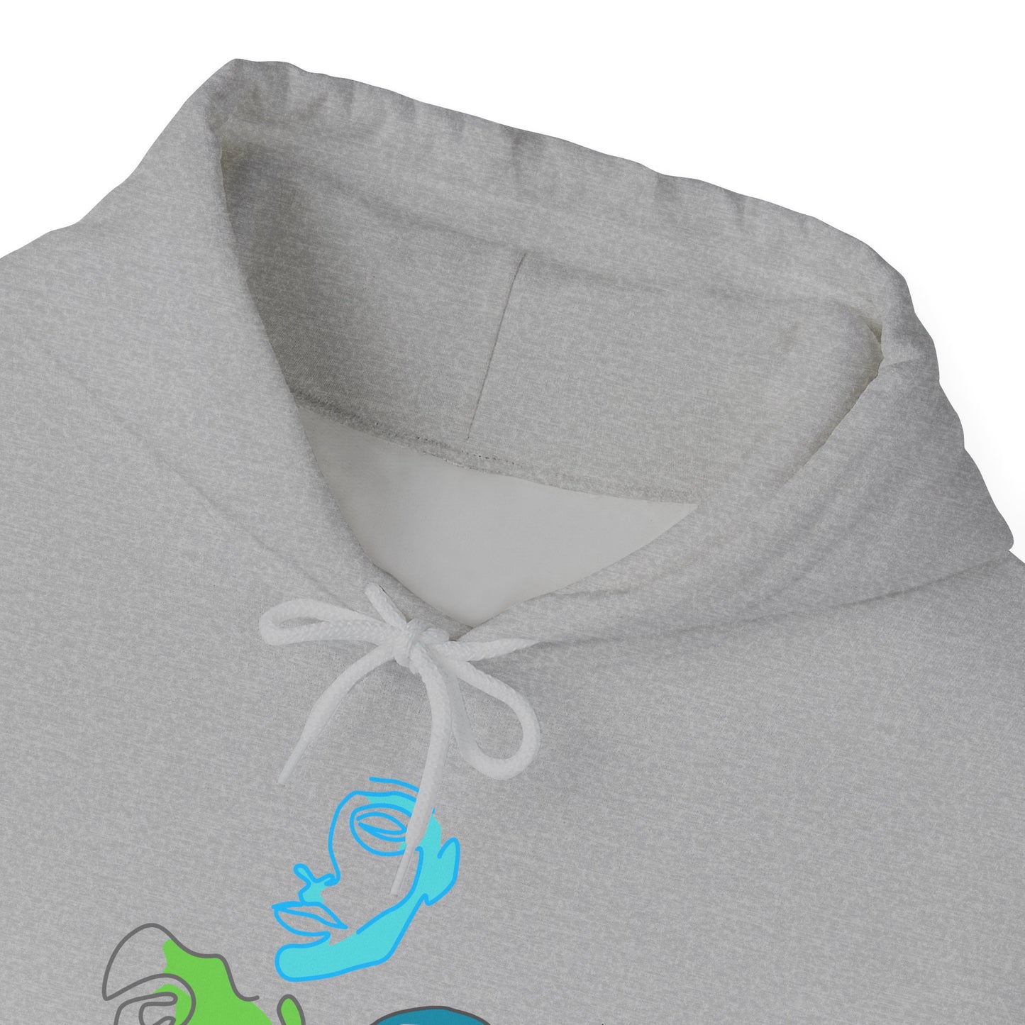 Whimsical Character Hoodie, Cozy Unisex Sweatshirt, Fun Gift for Friends, Casual Wear, Unique Art Design
