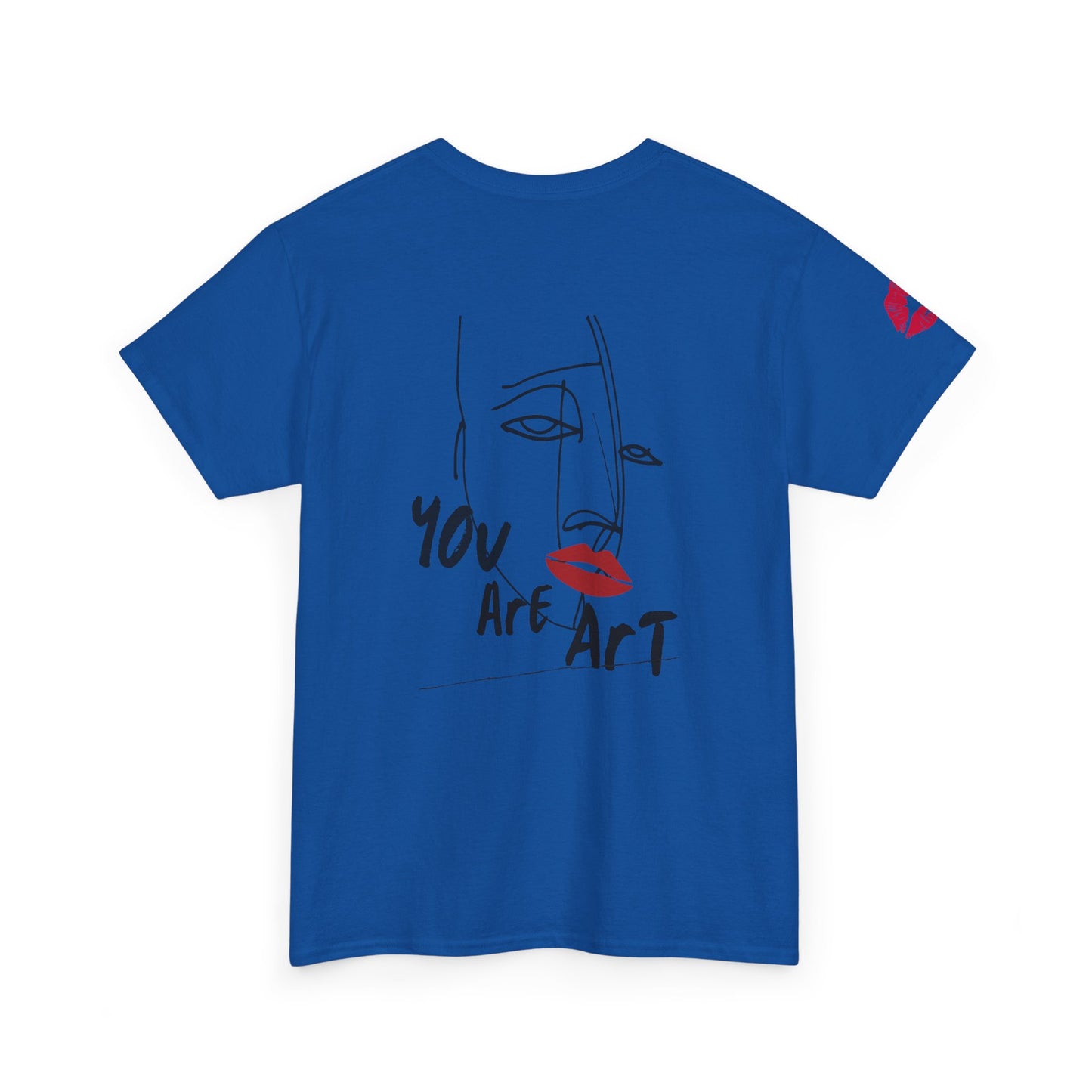 YOU ARE ART - SINGLE, TAKEN... Artistic Unisex Cotton Tee with Heartfelt Prints, Casual Wear, Gift for Artists, Streetwear, Inspirational Fashion