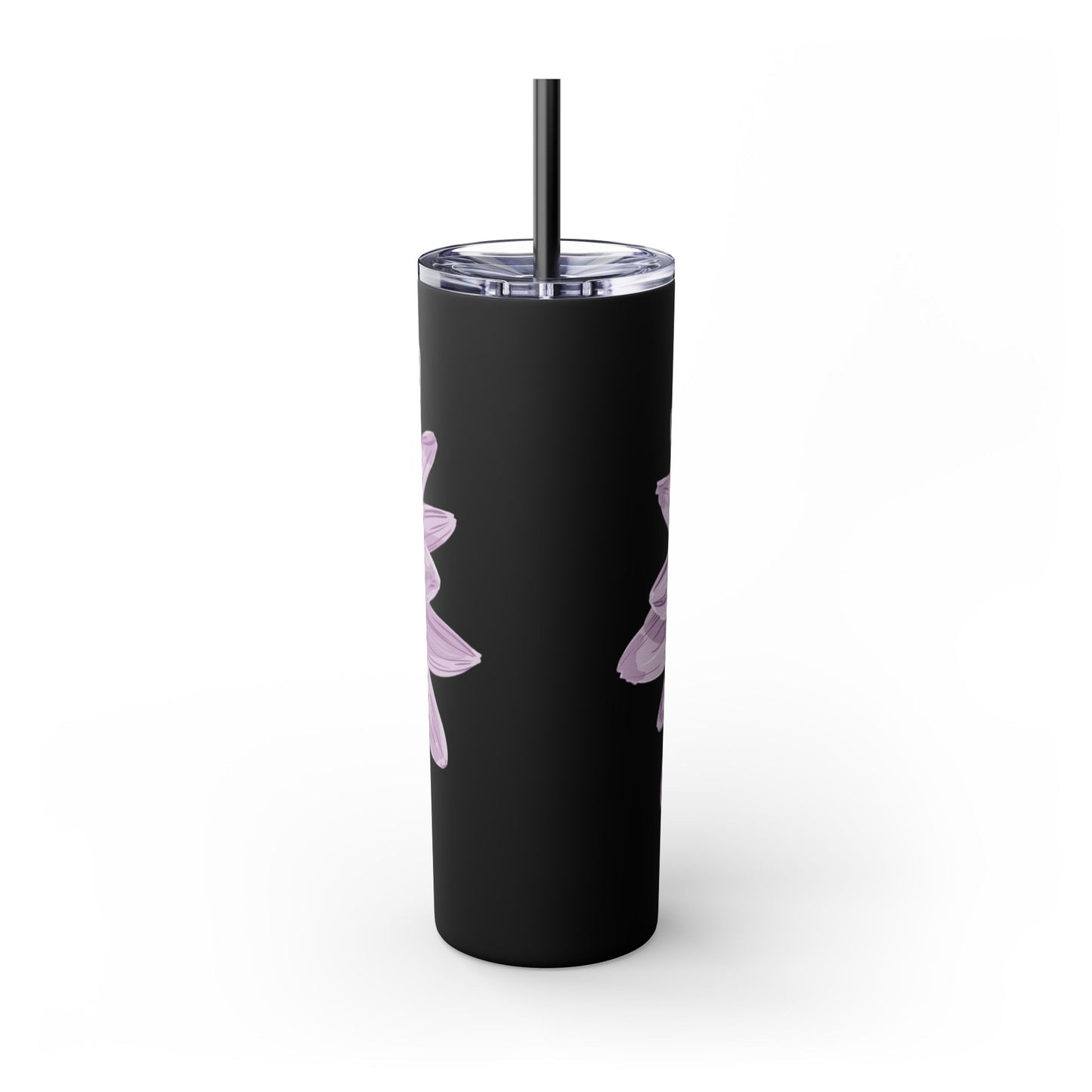Floral Skinny Tumbler, 20oz - Stylish Drinkware for Home, Office, Gifts, Party Favors, Spring Decor