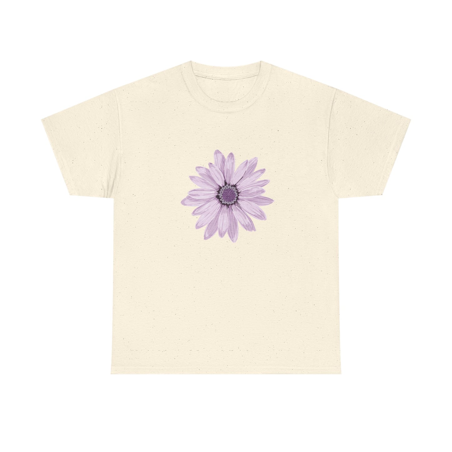 Floral Unisex Heavy Cotton Tee, Soft Summer Shirt, Casual Wear, Gift for Her, Spring Fashion