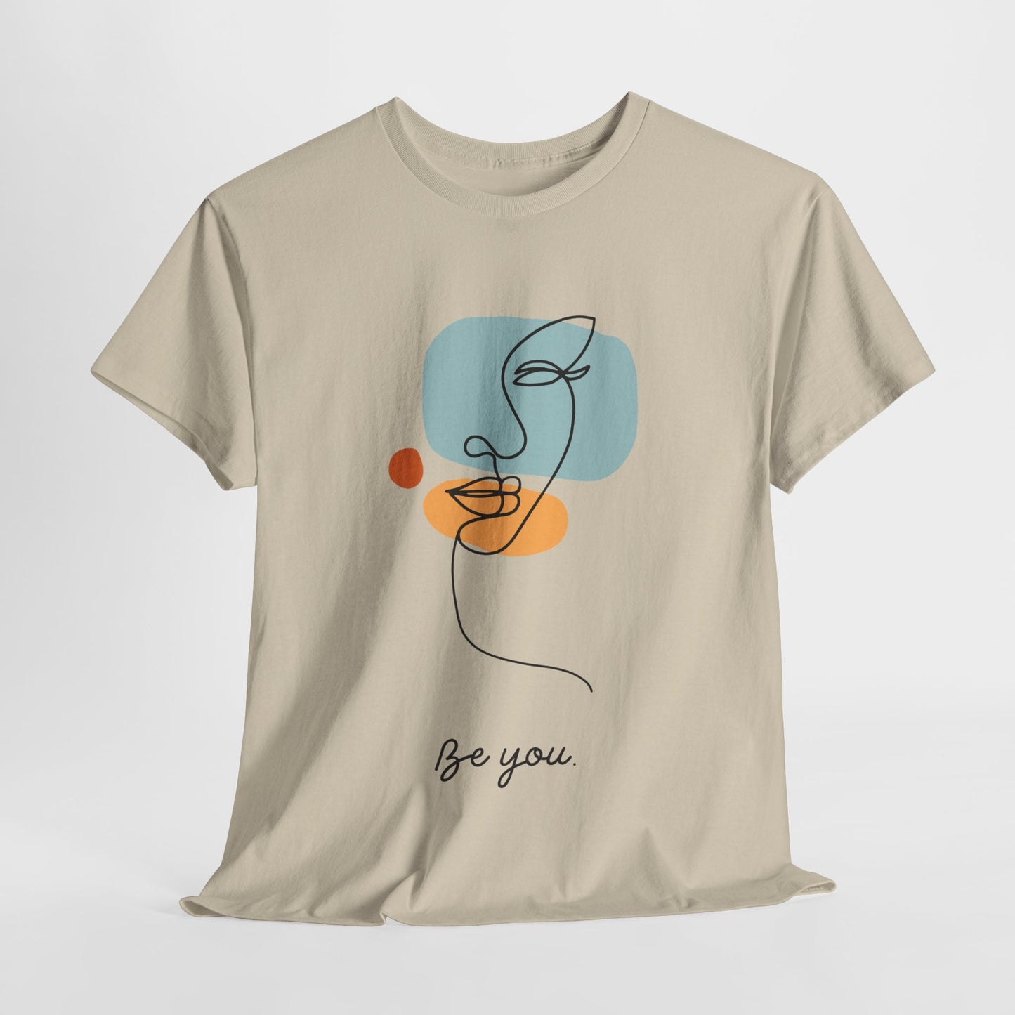 Minimalist Be You Tee, Unisex Cotton T-Shirt, Inspirational Graphic Tee, Gift for Friends, Casual Everyday Wear, Self-Love Apparel