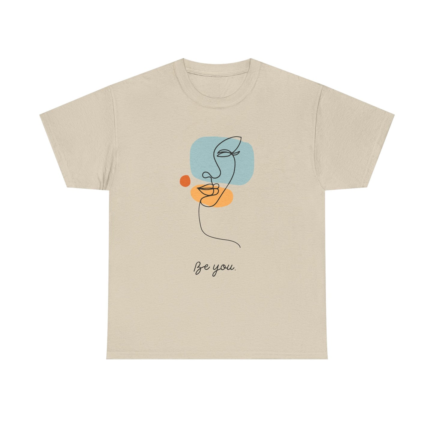 Minimalist Be You Tee, Unisex Cotton T-Shirt, Inspirational Graphic Tee, Gift for Friends, Casual Everyday Wear, Self-Love Apparel