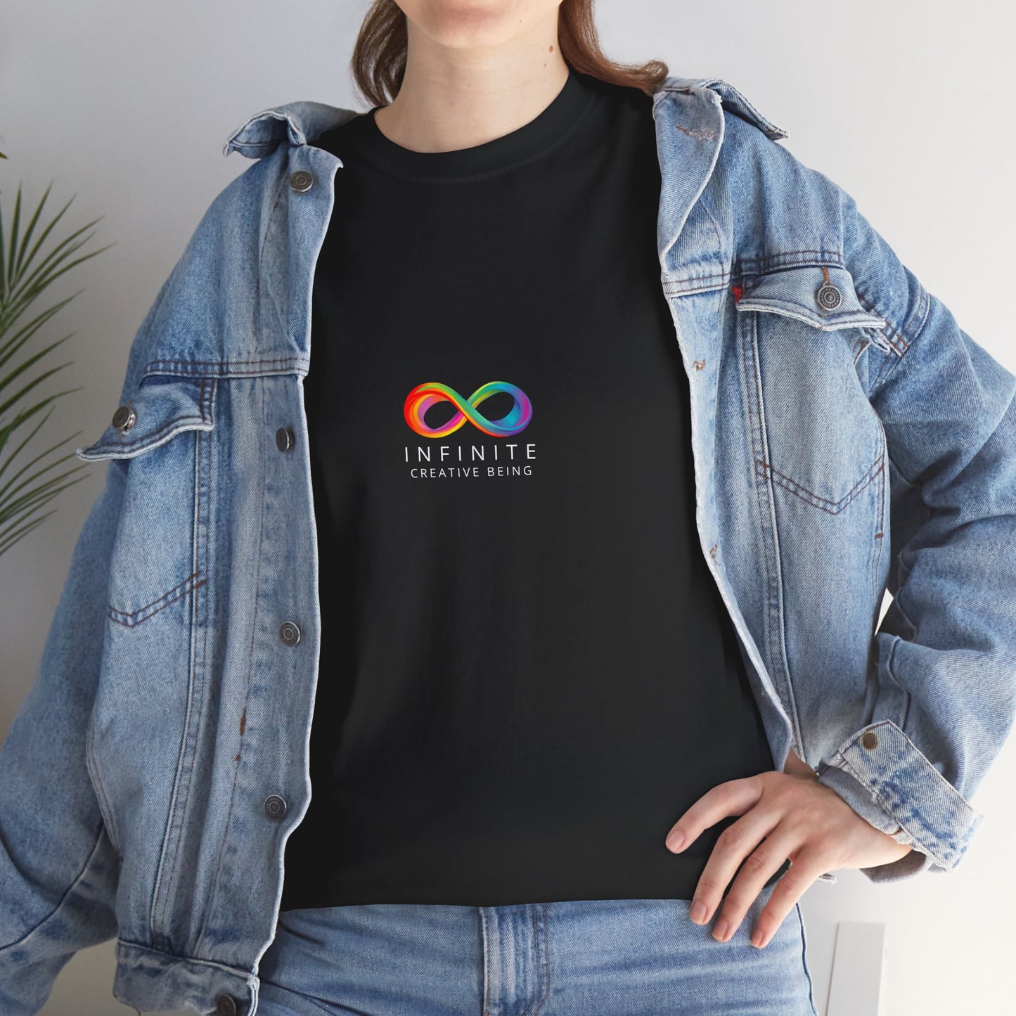 Colorful Infinite Creative Being Unisex Tee, Inclusive Fashion, Everyday Casual Wear, Gift for Friends