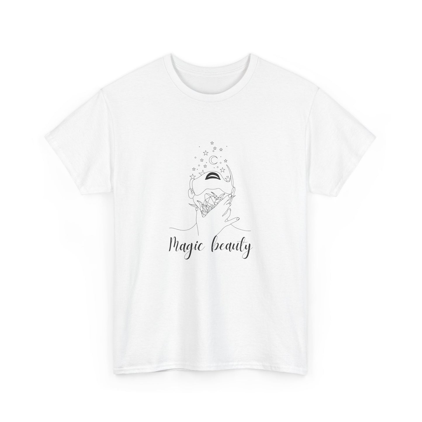 100% Heavy Cotton Tee - Magical Beauty Graphic Tee, Casual Everyday Wear, Gift for Her, Eco-Friendly Fashion, Summer Wardrobe Essential