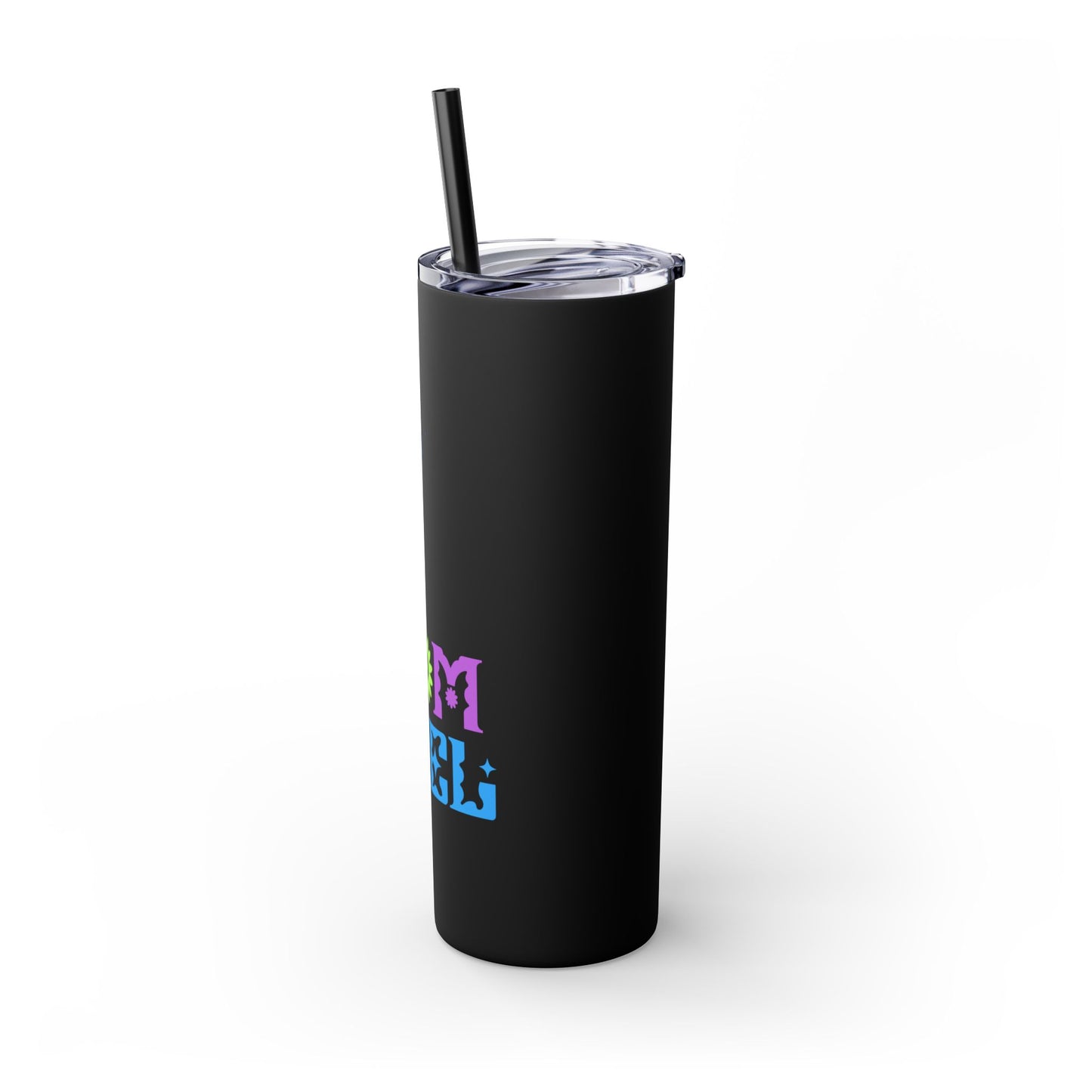 Mom Fuel Skinny Tumbler, 20oz Travel Cup, Gift for Moms, Fun Drinkware for Mothers, Perfect for Coffee and Tea