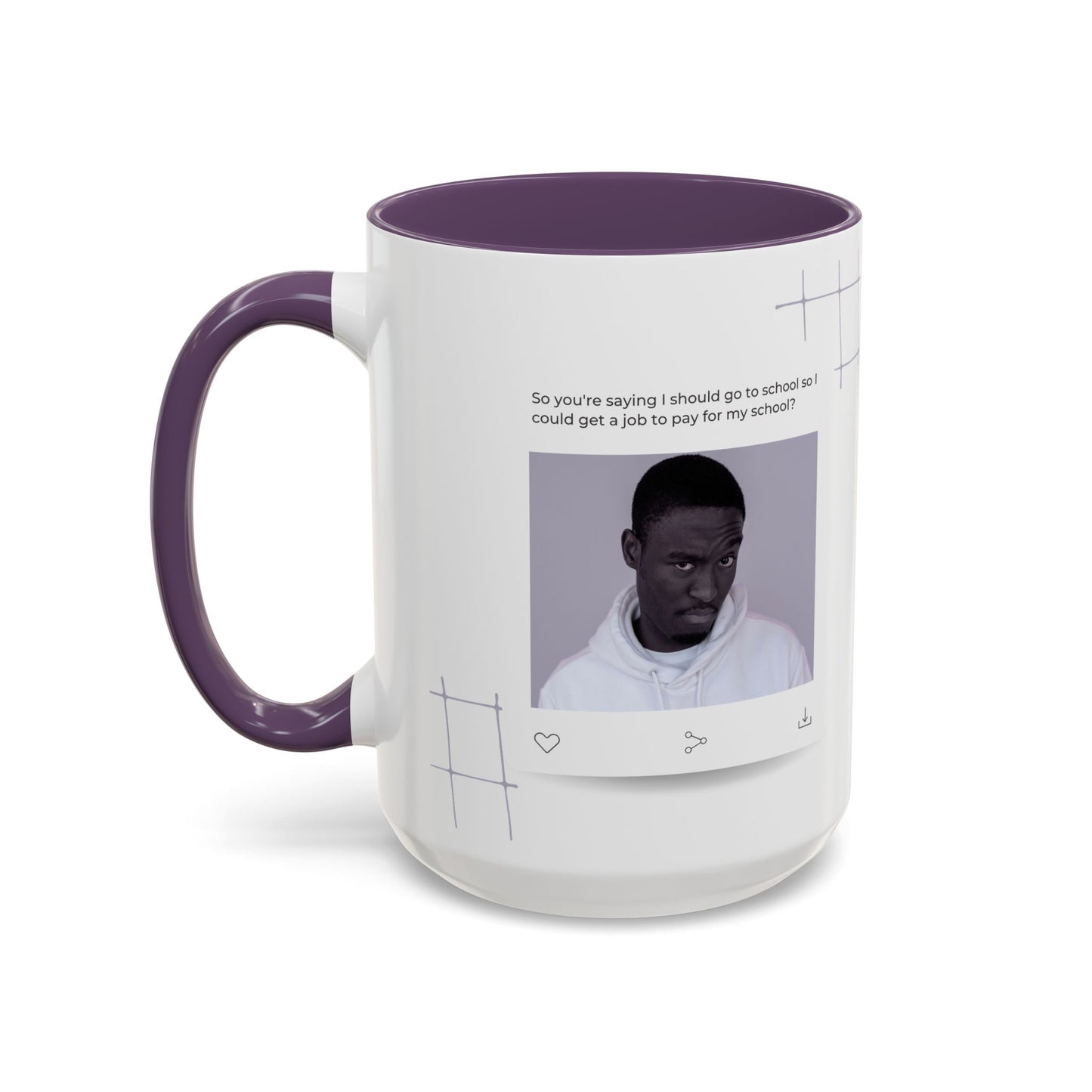 Get A Job to Pay For School? Coffee Mug - Daily WTF Moment, Unique Drinkware, Personalized Gift, Home Office Mug, Funny Coffee Cup, Stylish Beverage Holder