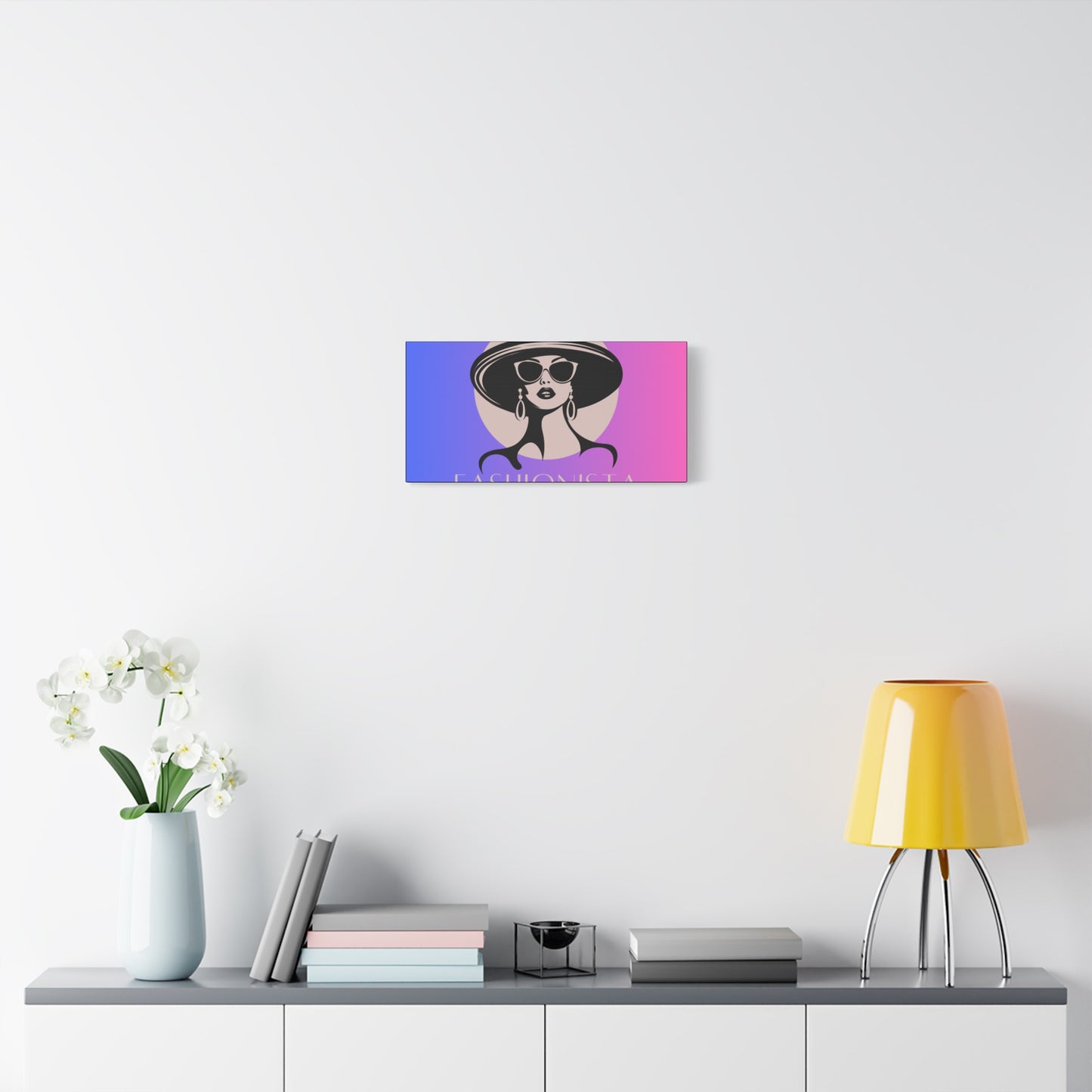 Fashionista Matte Canvas Wall Art, chic home decor, stylish gift for fashion lovers, wall decor, modern art piece, unique artwork